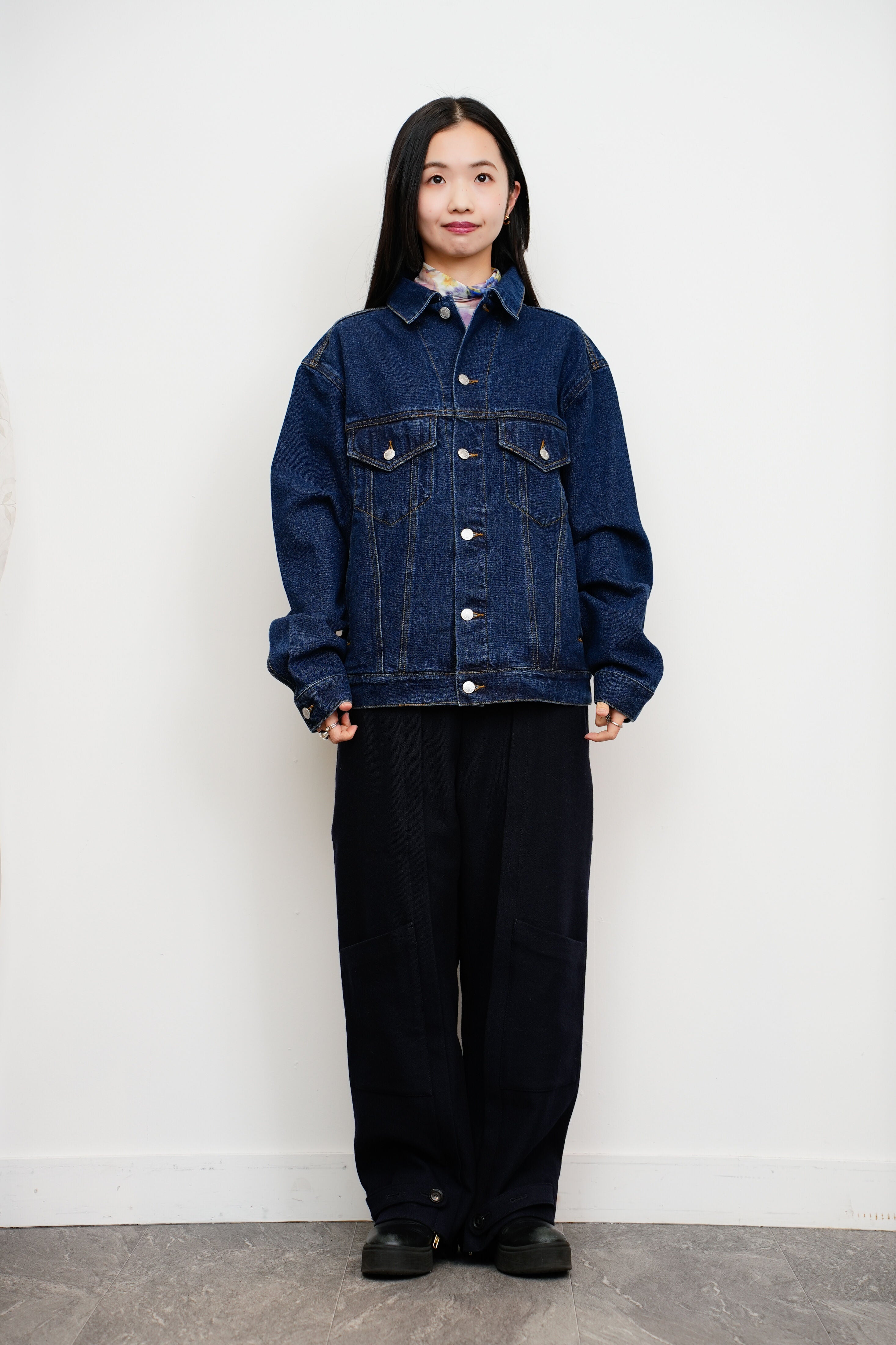 【oryo】I'M OBSESSED バックプリントデニムジャケット_230928007893