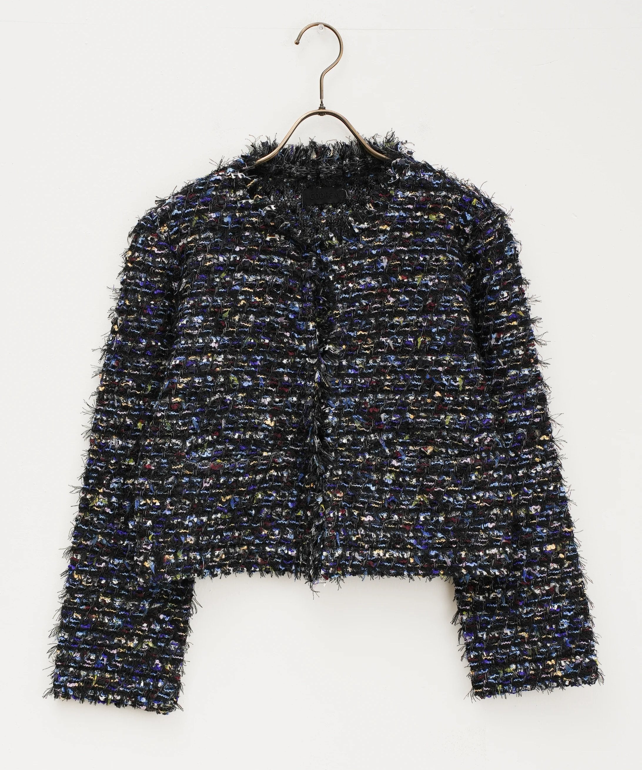 【COOHEM〈women's〉】FEATHER MIX TWEED JACKET_250828004515