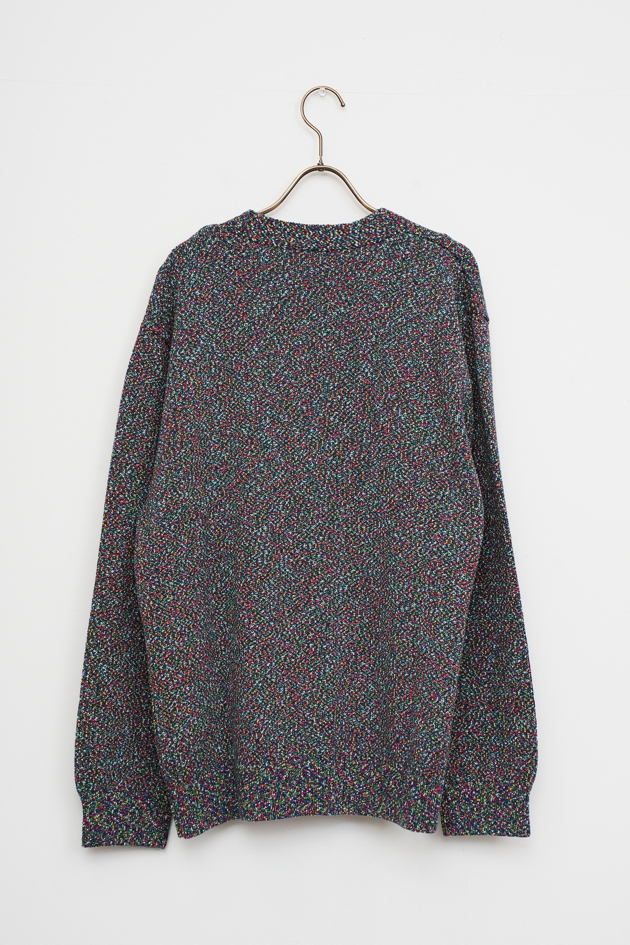 【COOHEM〈men's〉】FLECKED COTTON KNIT CARDIGAN_250802003316