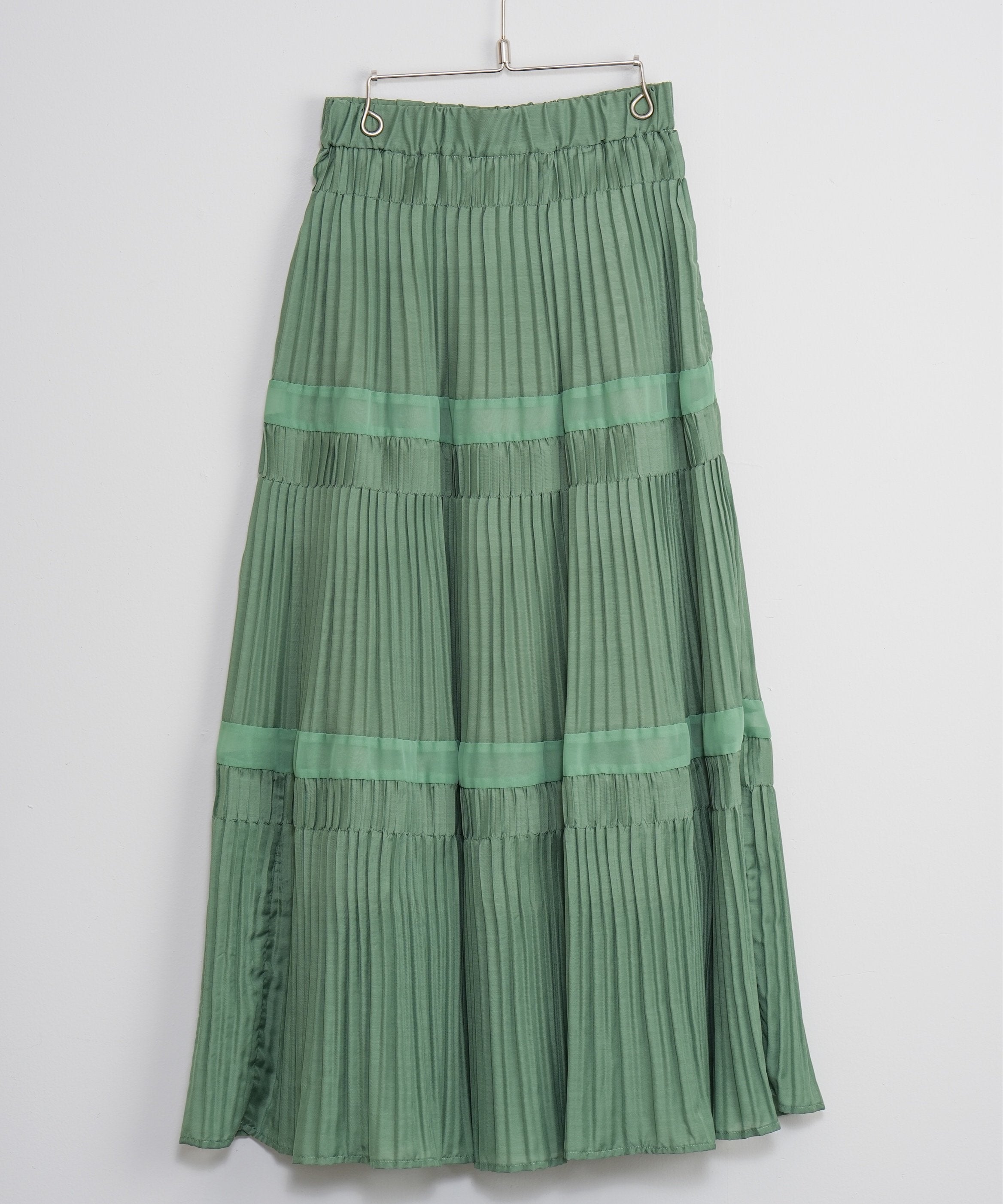 【Lallia Mù】ティアードプリーツスカート_240926003857
