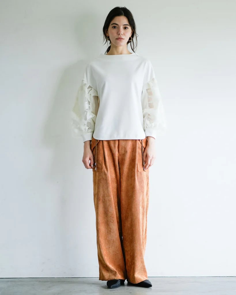 【Lallia Mù】ボタニカルレーススリーブプルオーバー_240725009693