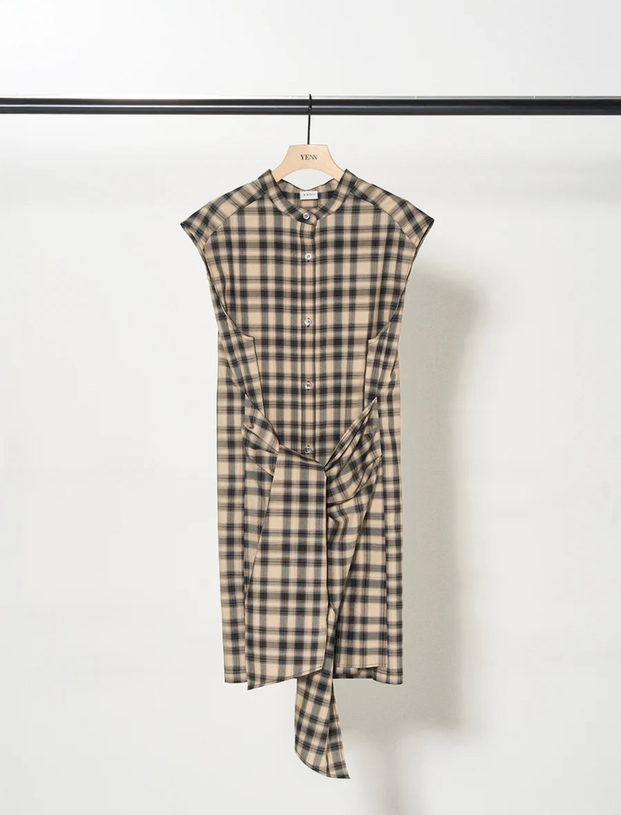 【YENN】LOIN CLOTH CHECK SH_250502007945