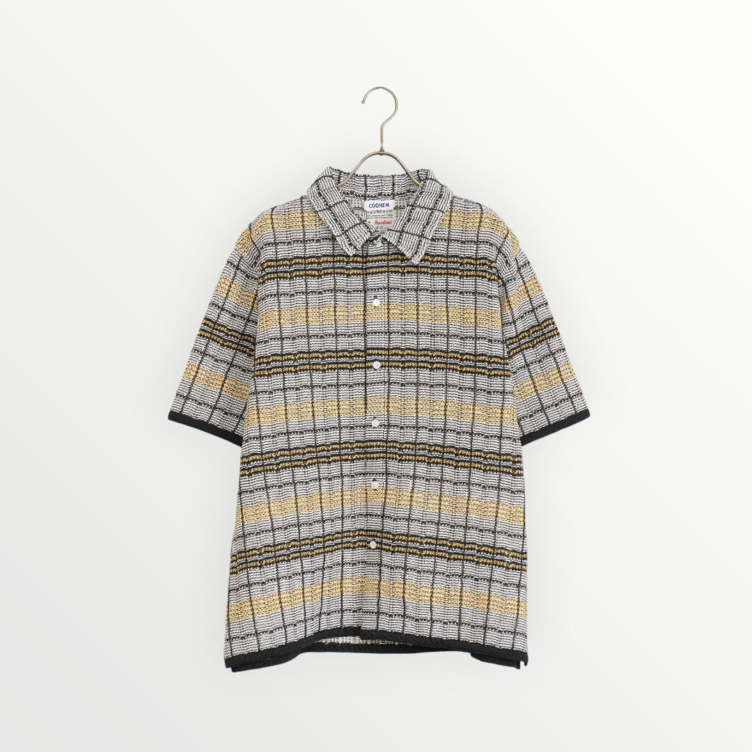 【COOHEM〈men's〉】SUKASHI CHECK TWEED S/T_250326005065
