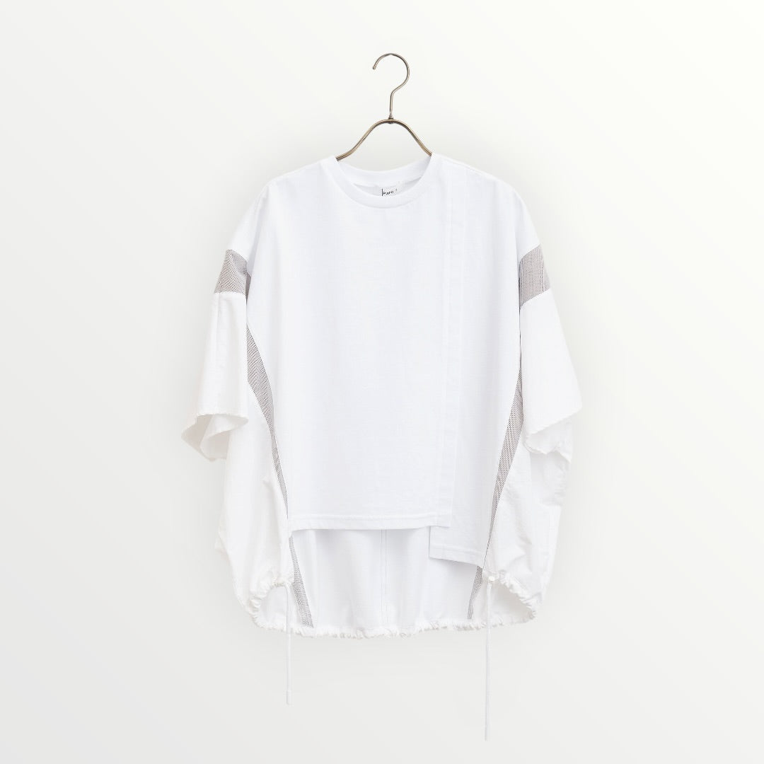【Parc.1】タフタ×メッシュトップス_250510008307