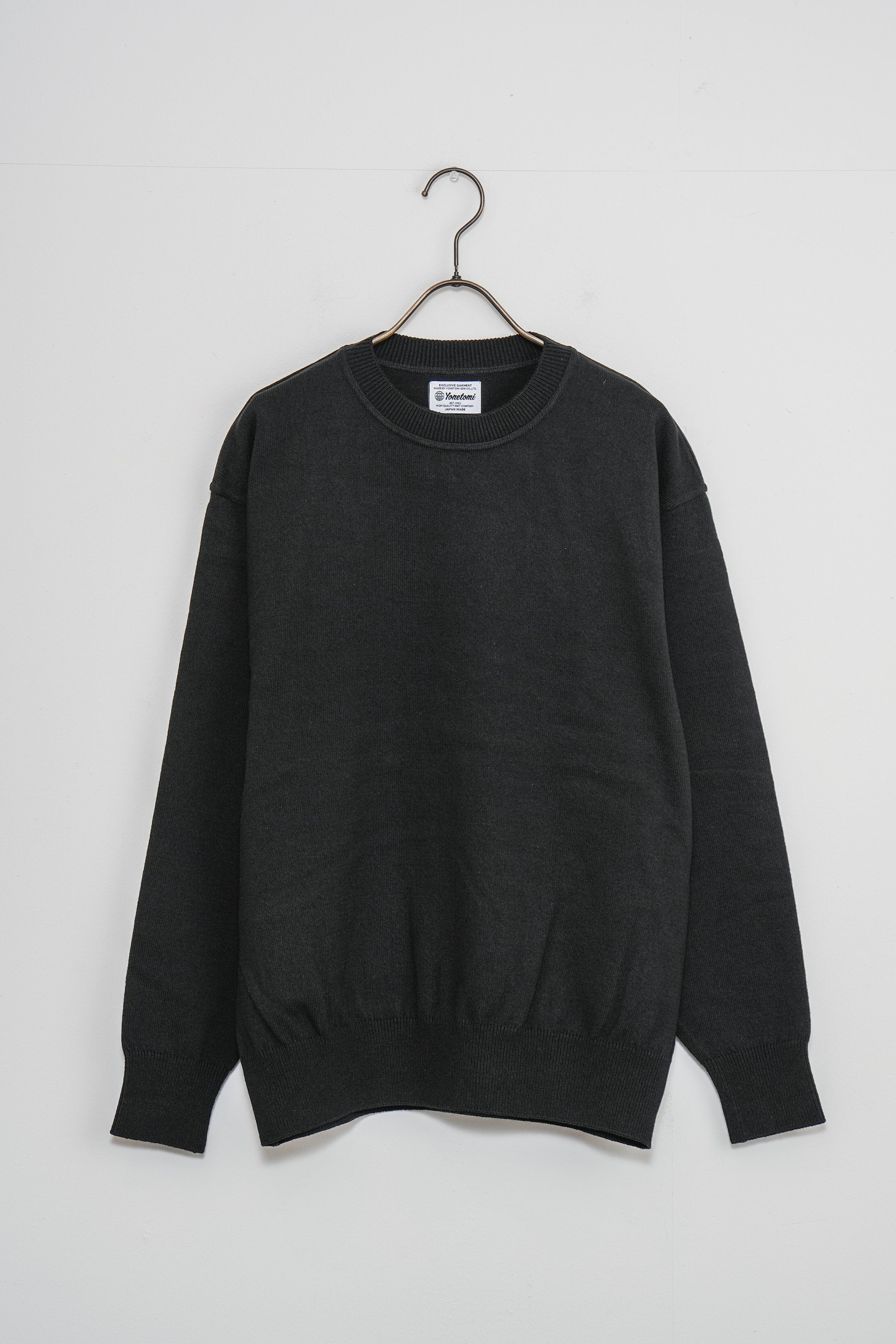 【Yonetomi〈unisex〉】WAVE COTTON KNIT P/O〈SOLID〉_240727009869