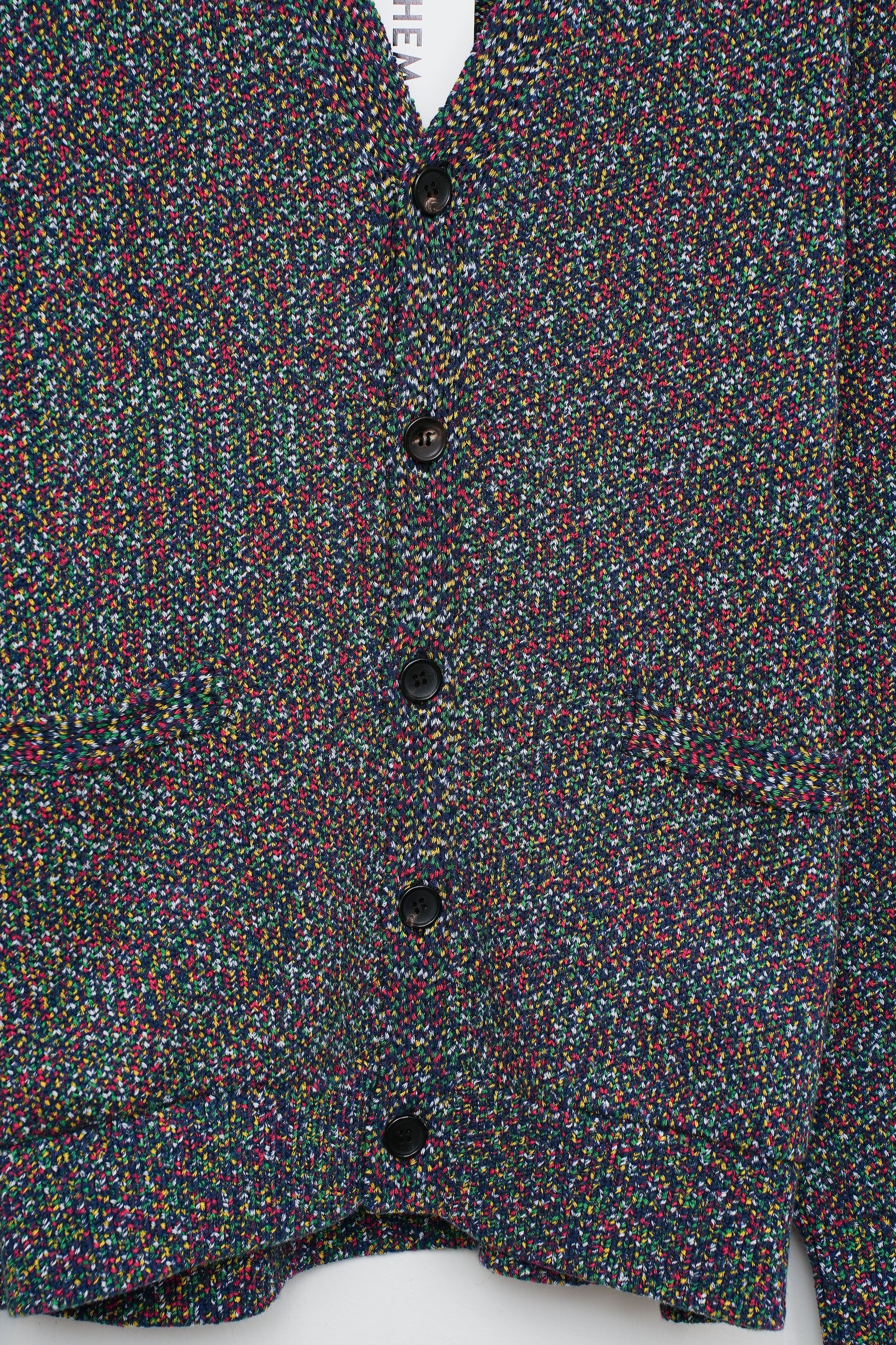 【COOHEM〈men's〉】FLECKED COTTON KNIT CARDIGAN_250802003316