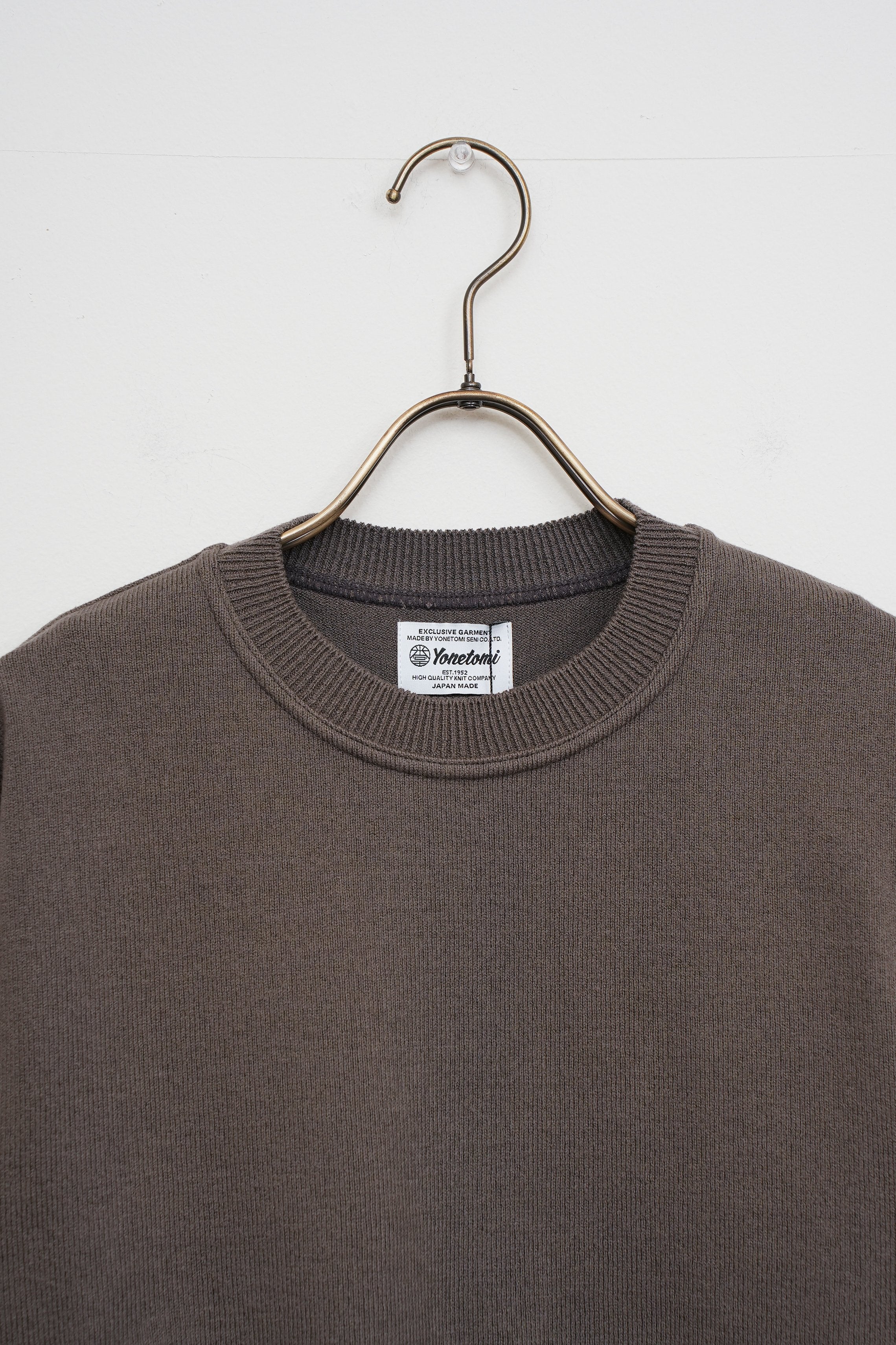 【Yonetomi〈unisex〉】WAVE COTTON KNIT PULLOVER_250802003325