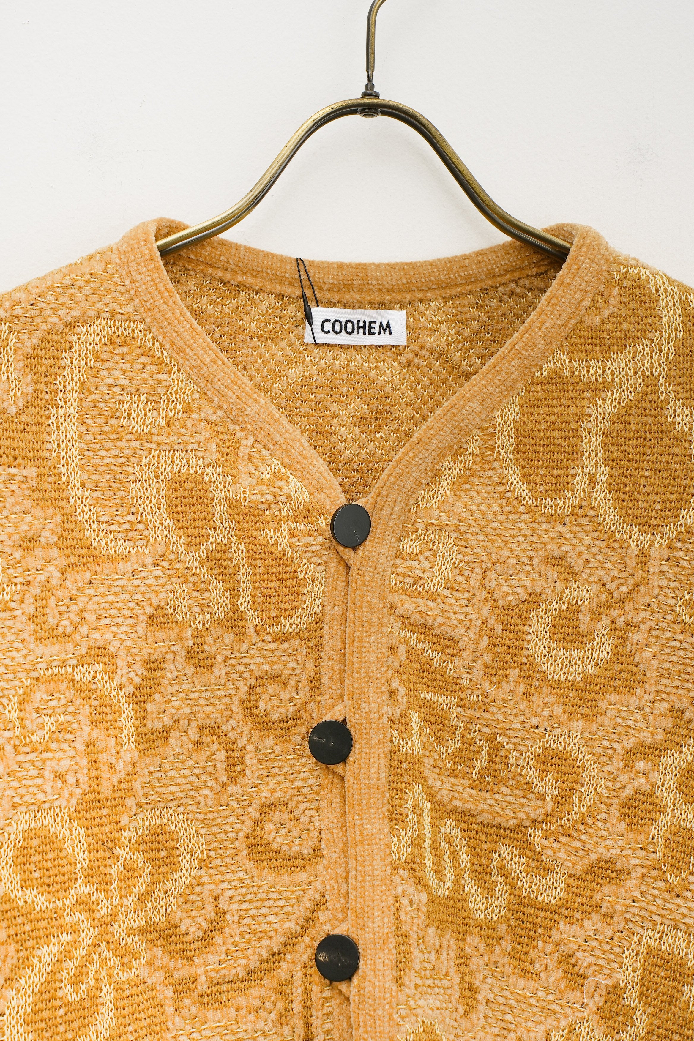 【COOHEM〈women's〉】GOBELIN JACQUARD KNIT JACKET_250828004505