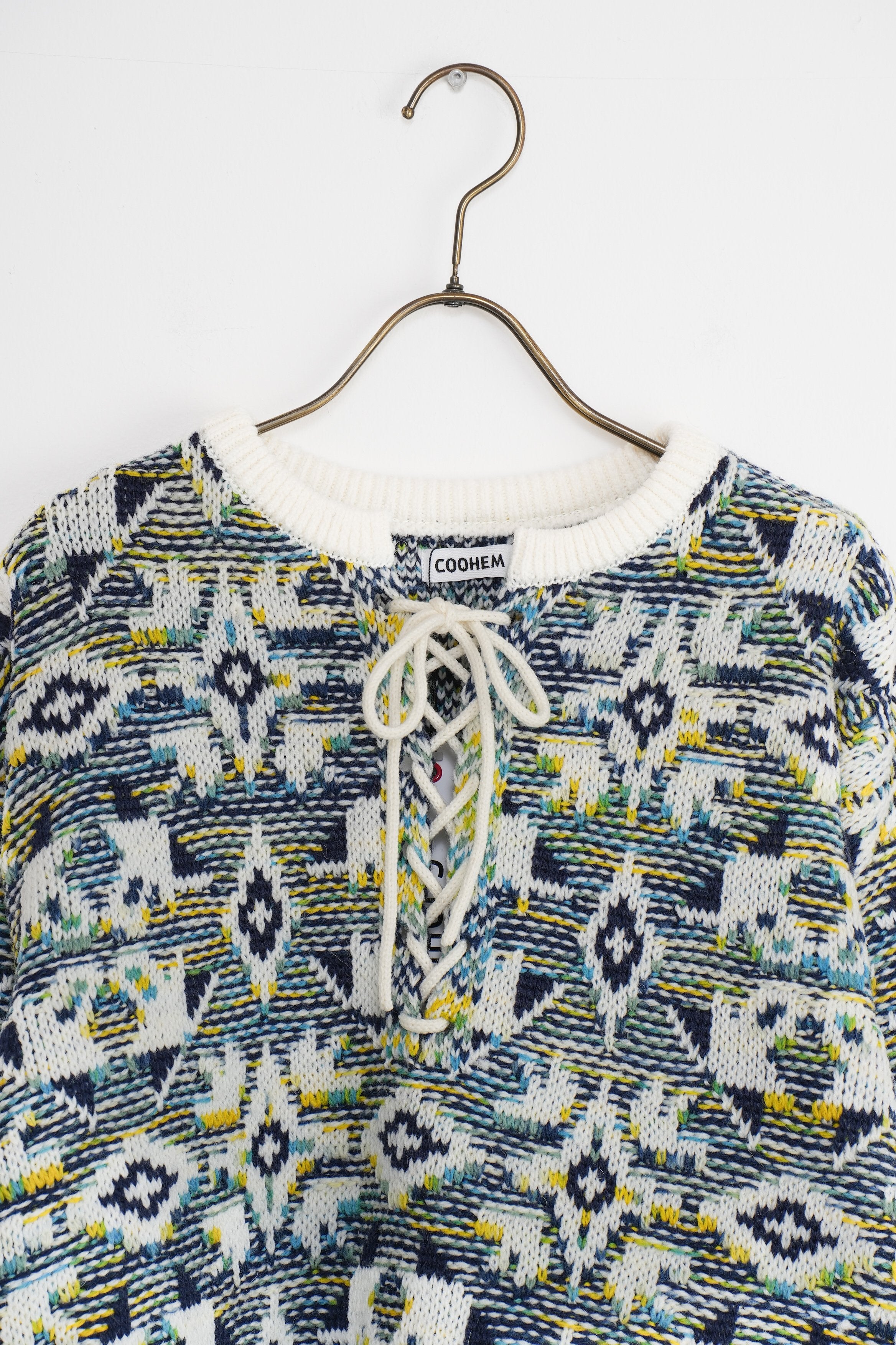 【COOHEM〈women's〉】TUNISIAN JACQUARD P/O_241003004354