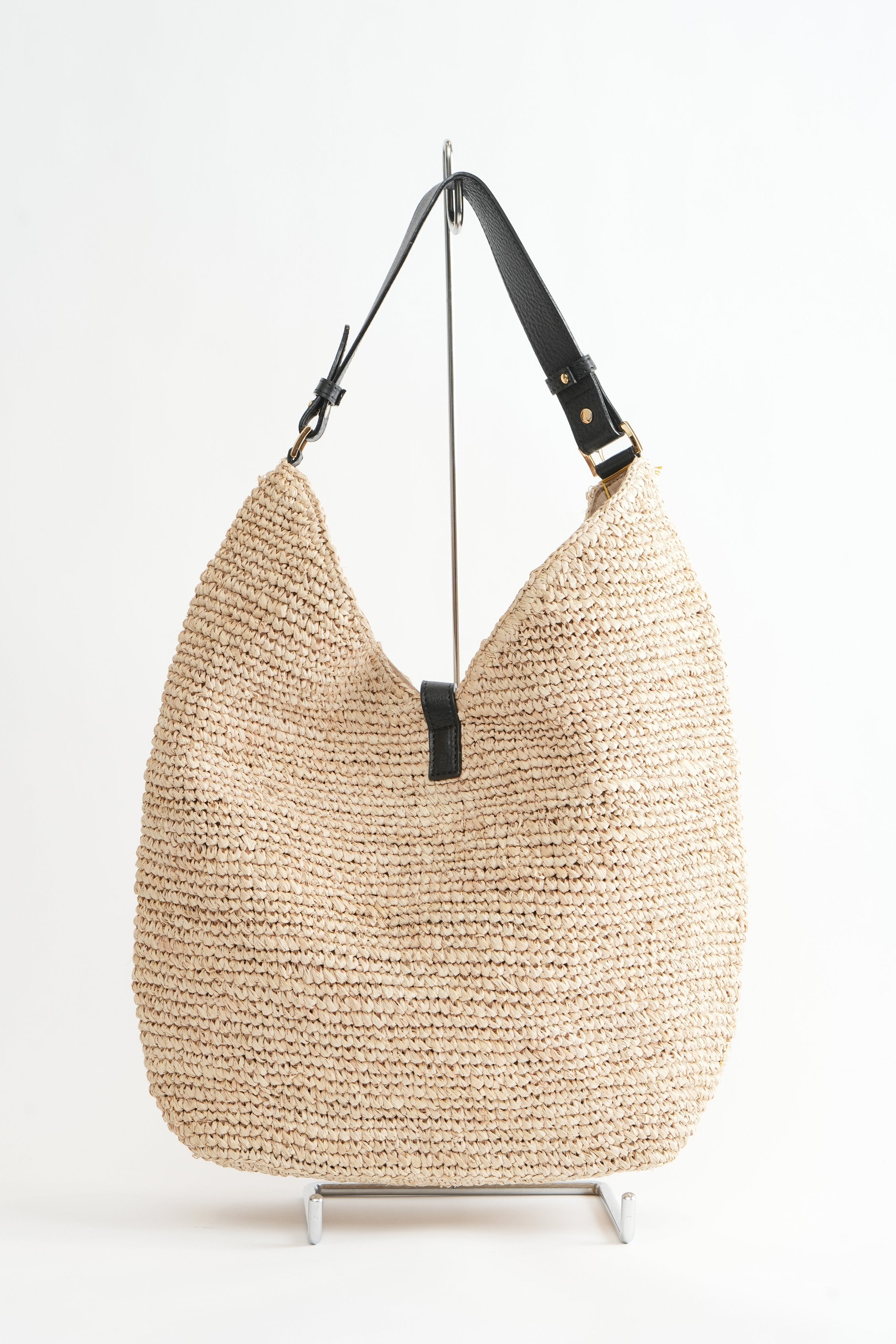 【VIOLAd'ORO】SANDRO ラフィア ワンショルダーバッグ_240318009742