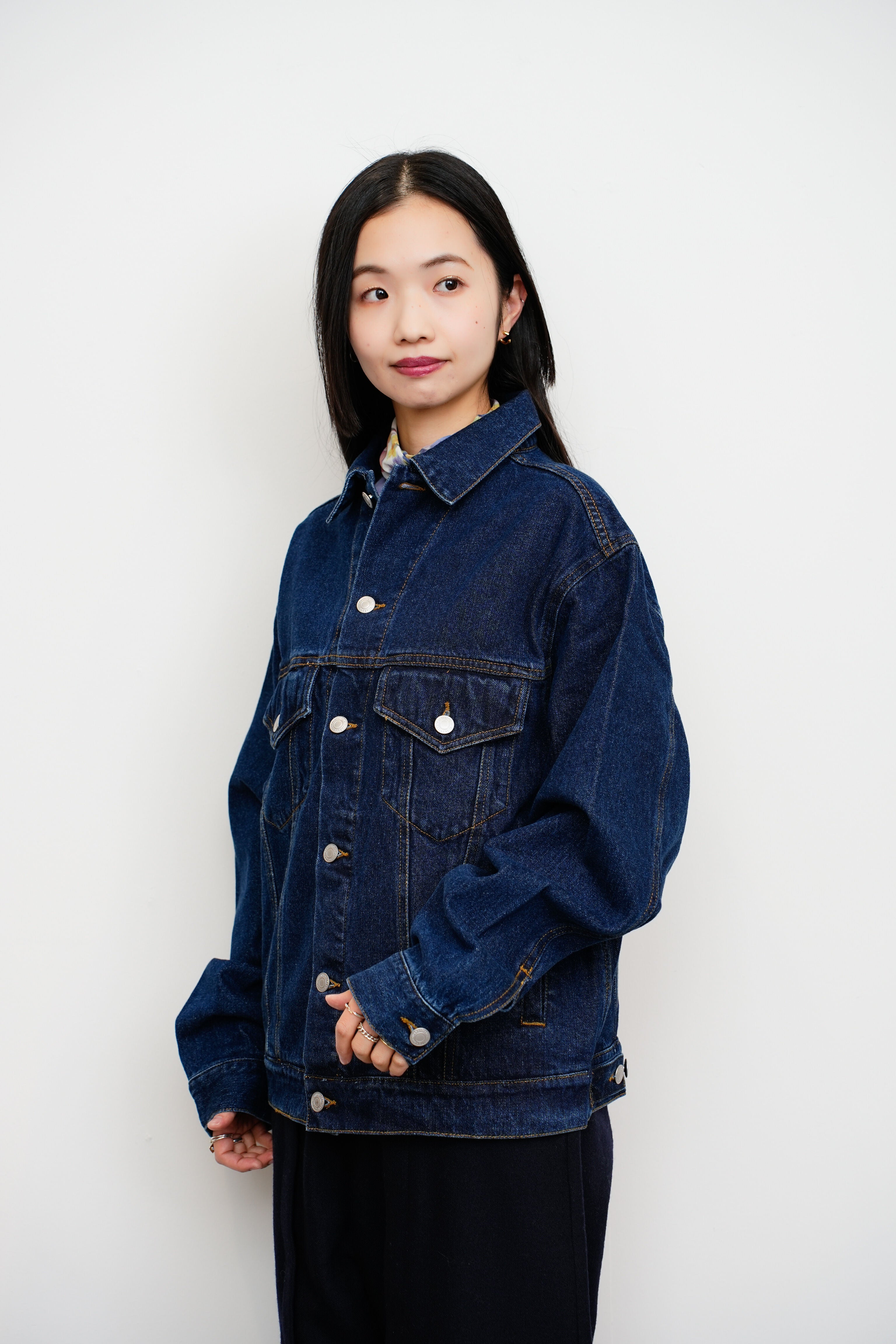 【oryo】I'M OBSESSED バックプリントデニムジャケット_230928007893