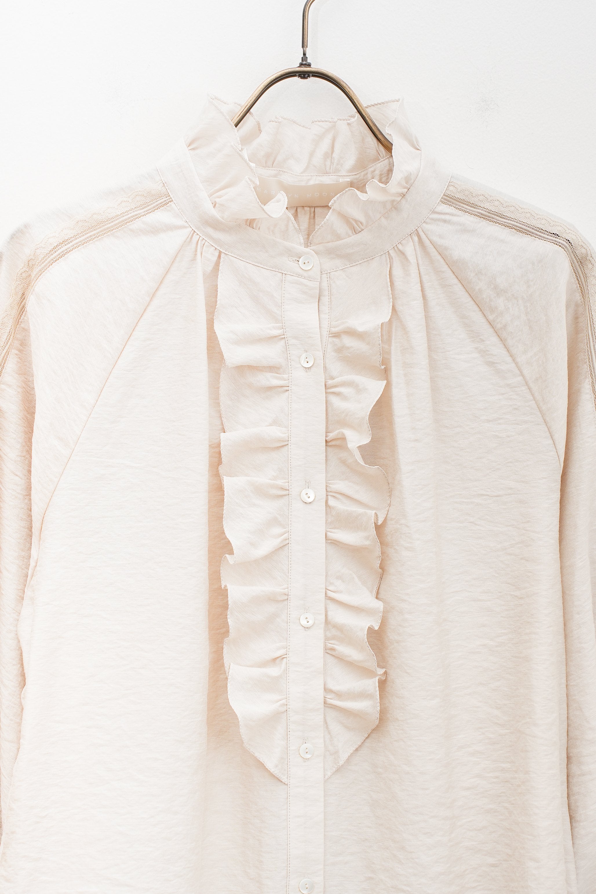 【MARILYN MOON】シアージャボレースブラウス_250802003296