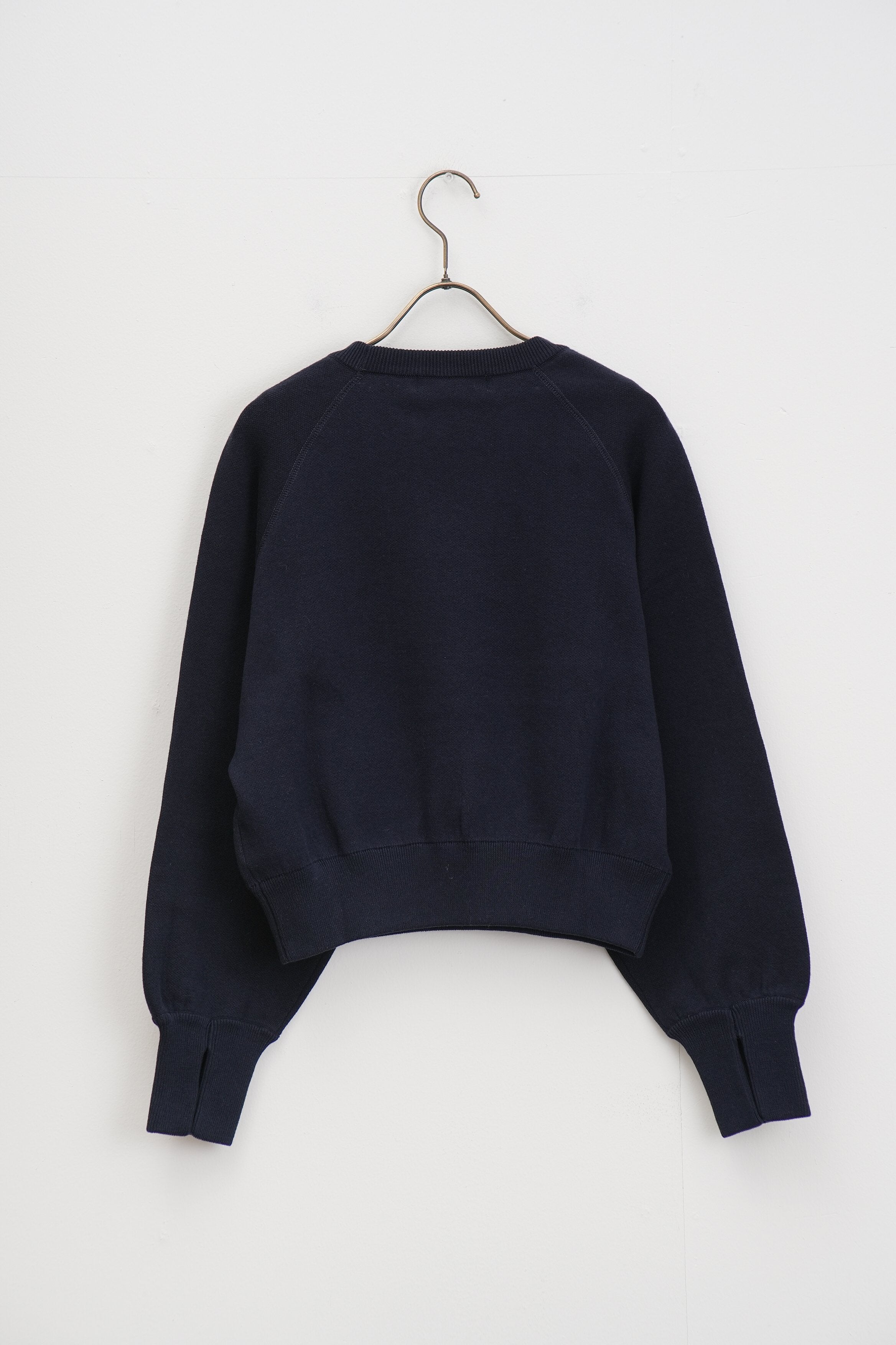 【COCO DEAL】CLUBロゴ刺繍スウェットライクニット_250124001208