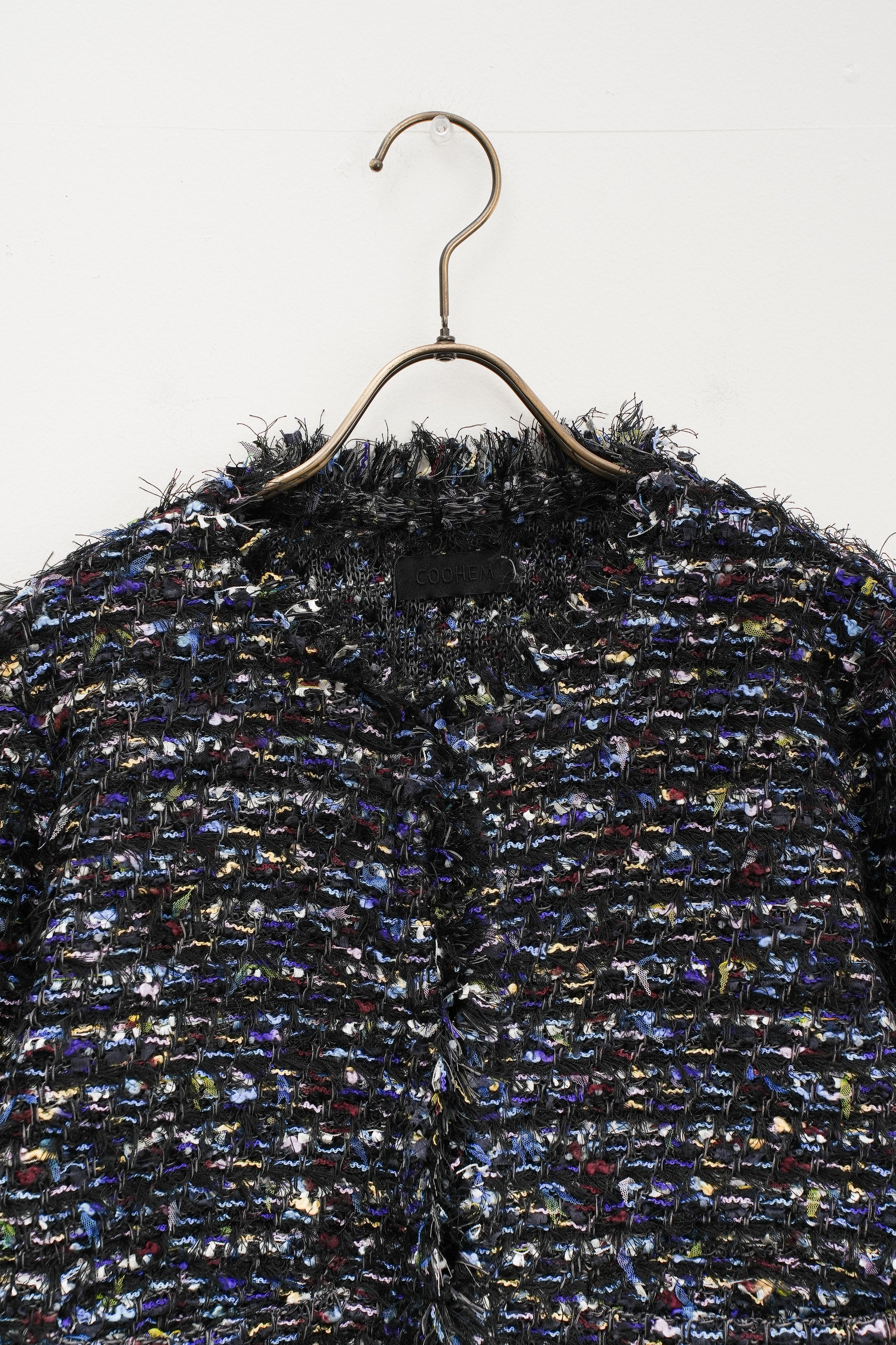 【COOHEM〈women's〉】FEATHER MIX TWEED JACKET_250828004515