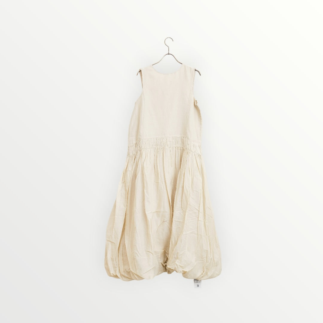 【MARILYN MOON】2WAYタックテクニックシアーコットンバルーンワンピース_250522009080