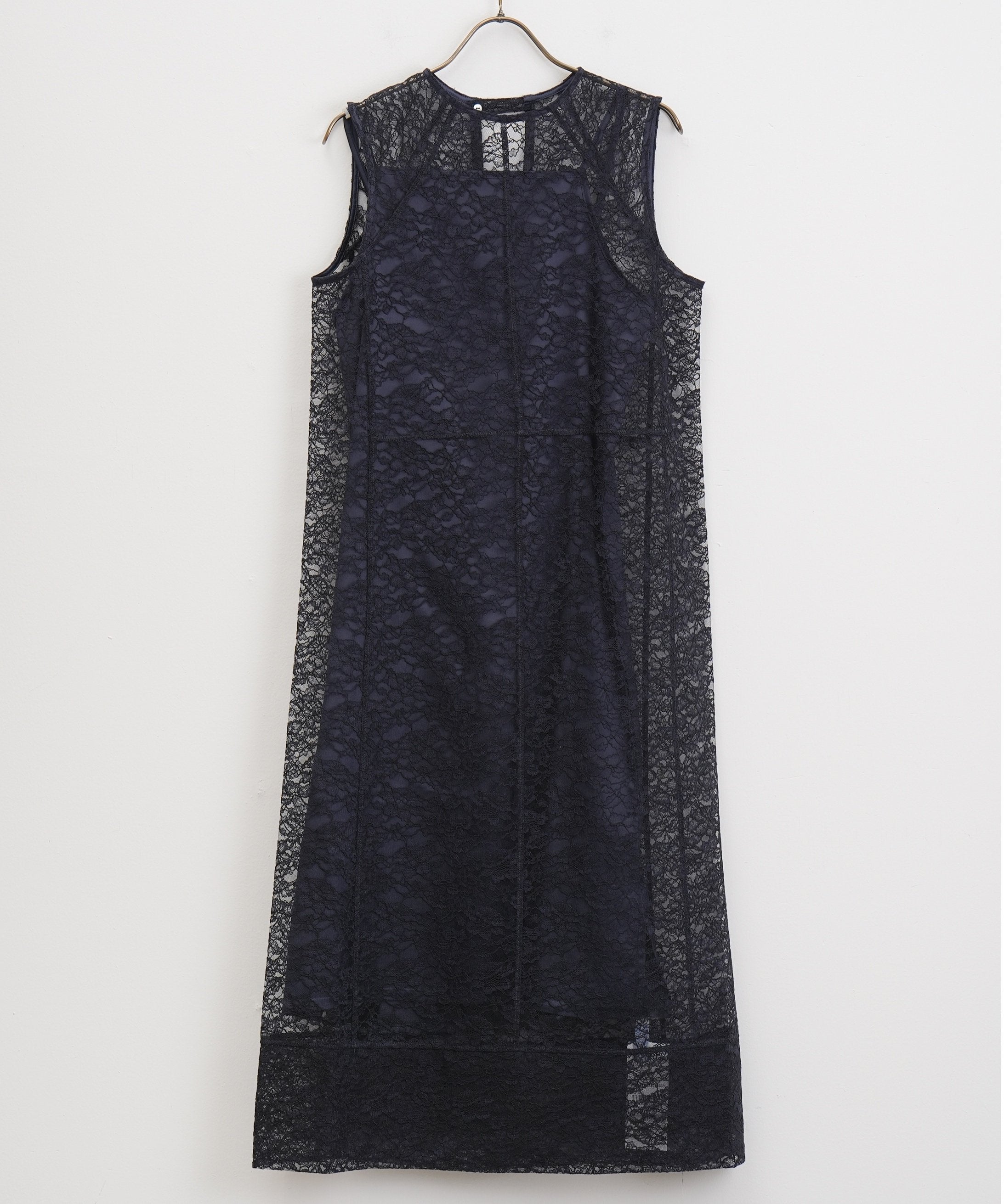 【MARILYN MOON】モダンレーススリーブレスドレス_250328005224