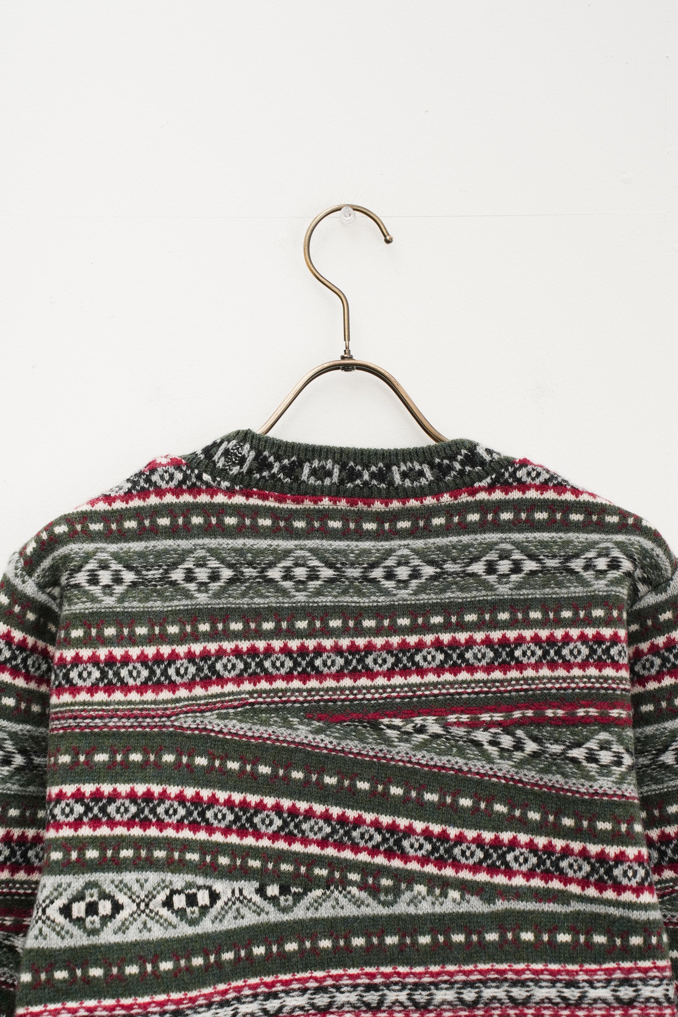 【COOHEM〈women's〉】CRAZY FAIR ISLE KNIT PULLOVER_250828004507