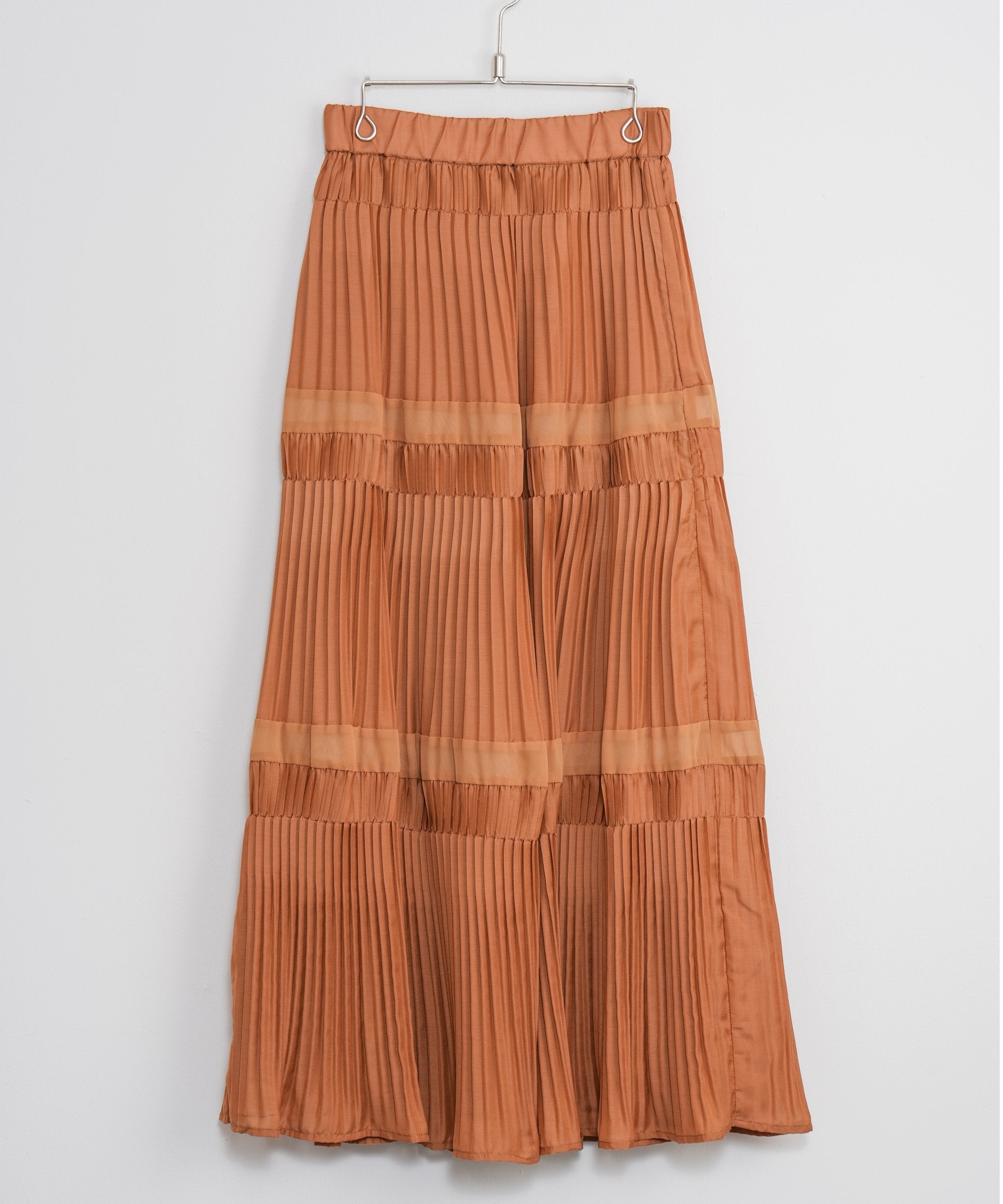 【Lallia Mù】ティアードプリーツスカート_240926003857