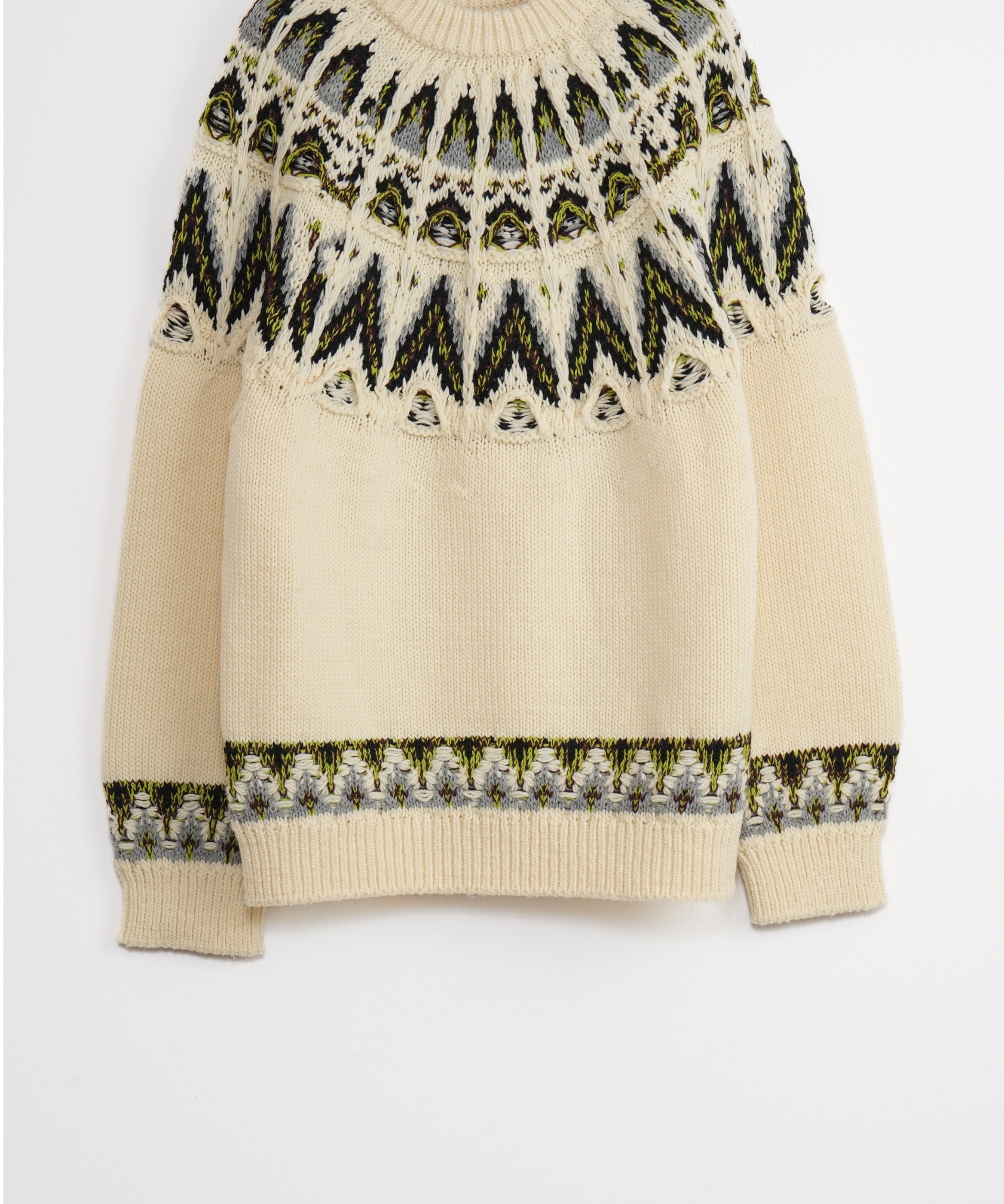 【COOHEM〈men's〉】NORDIC KNIT P/O