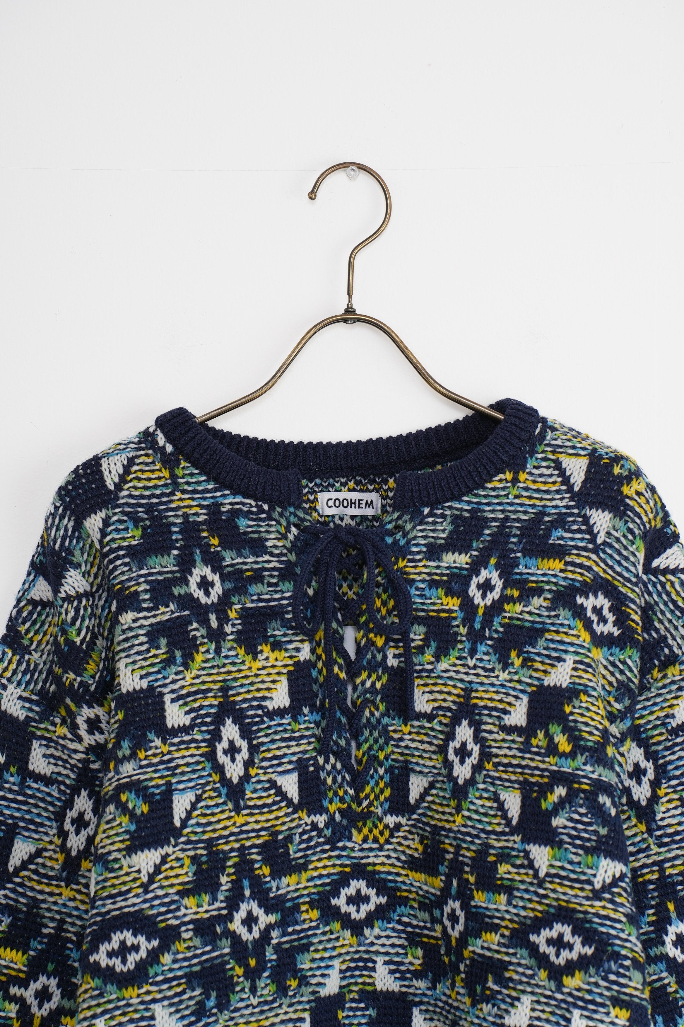 【COOHEM〈women's〉】TUNISIAN JACQUARD P/O_241003004354