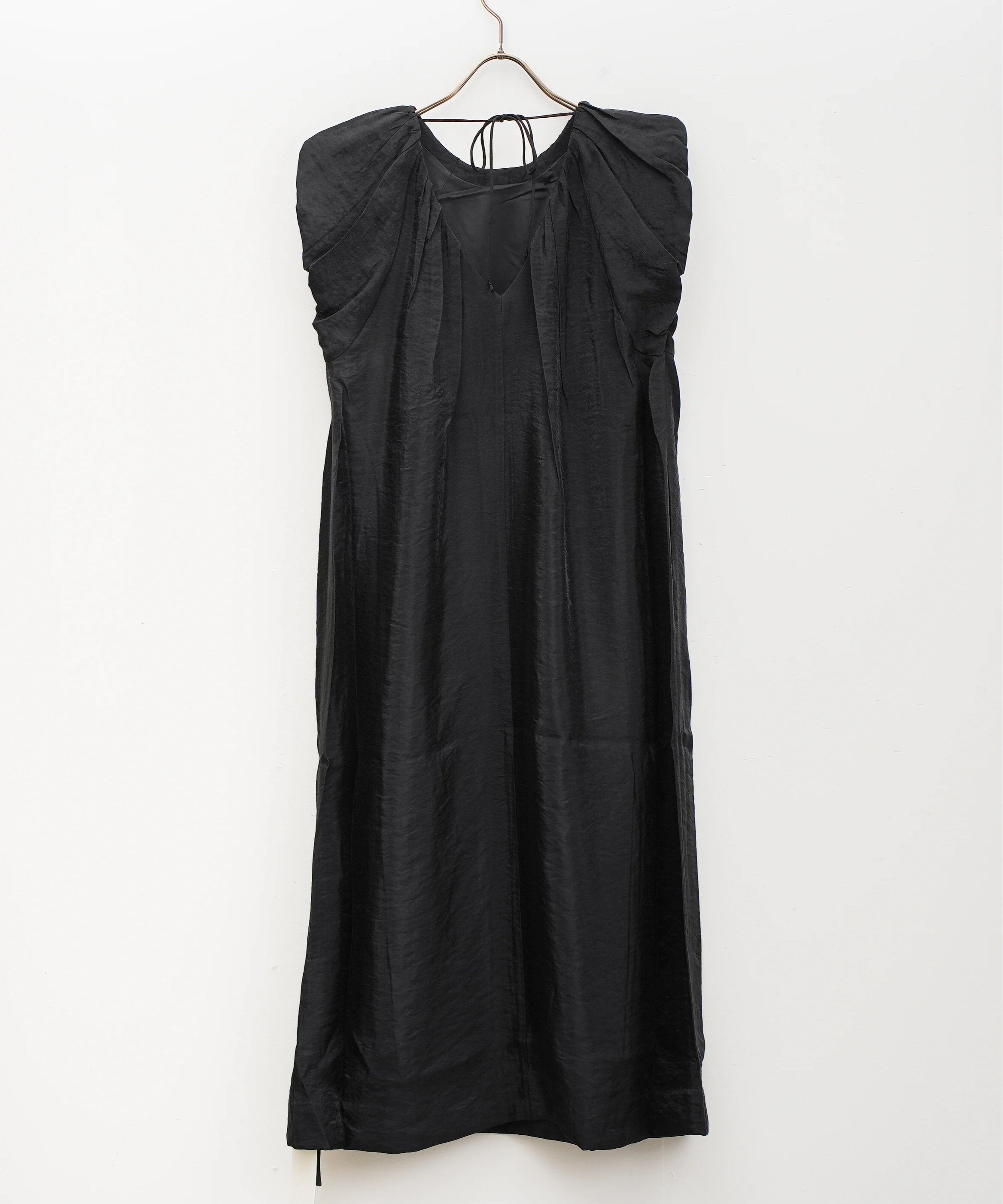 【MARILYN MOON】ビスコースサテンバルーンドレス_250811003768