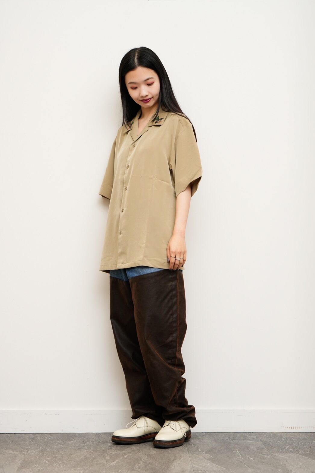 【oryo】オープンカラーシャツ_23920538