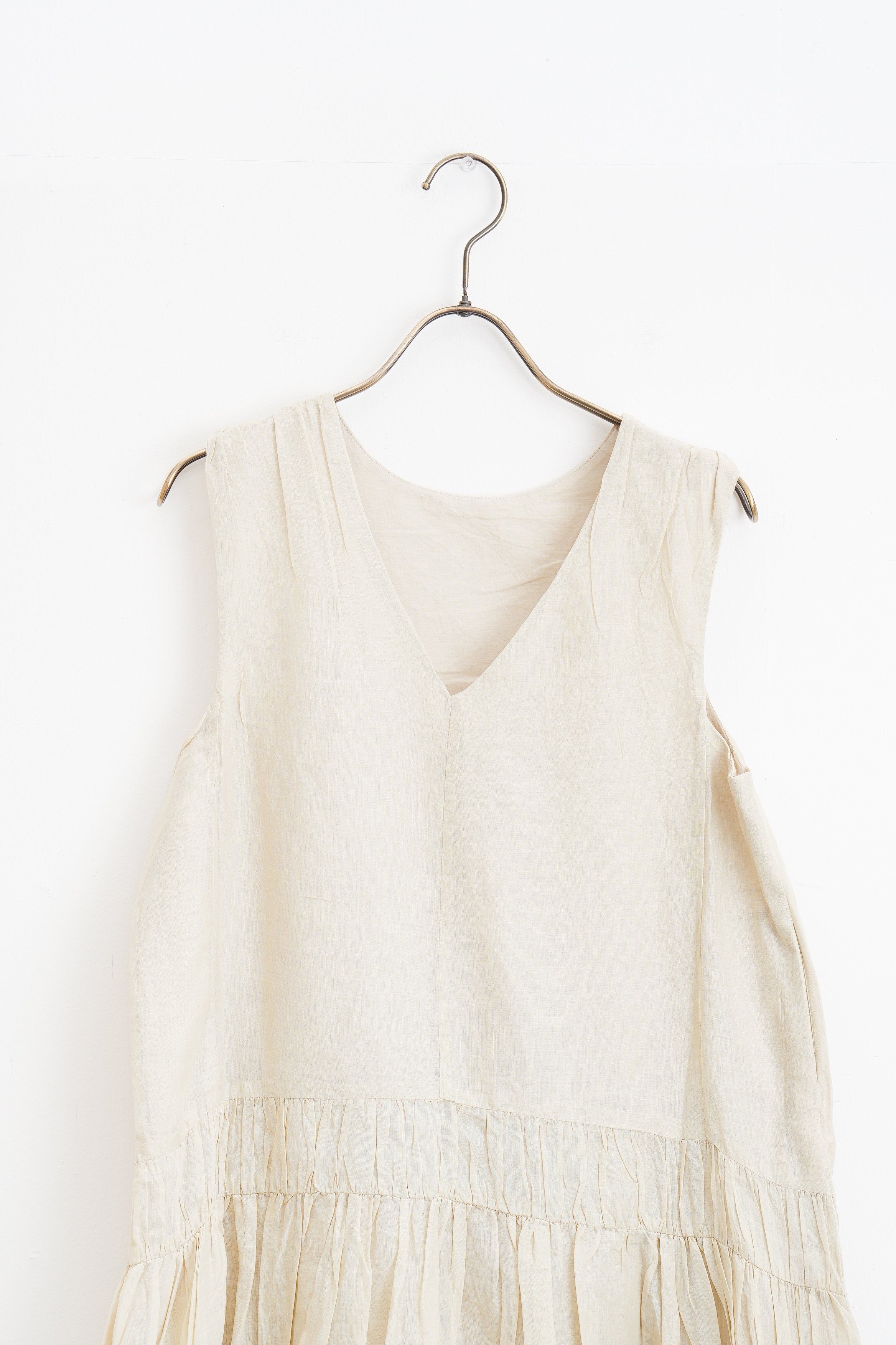 【MARILYN MOON】2WAYタックテクニックシアーコットンバルーンワンピース_250522009080