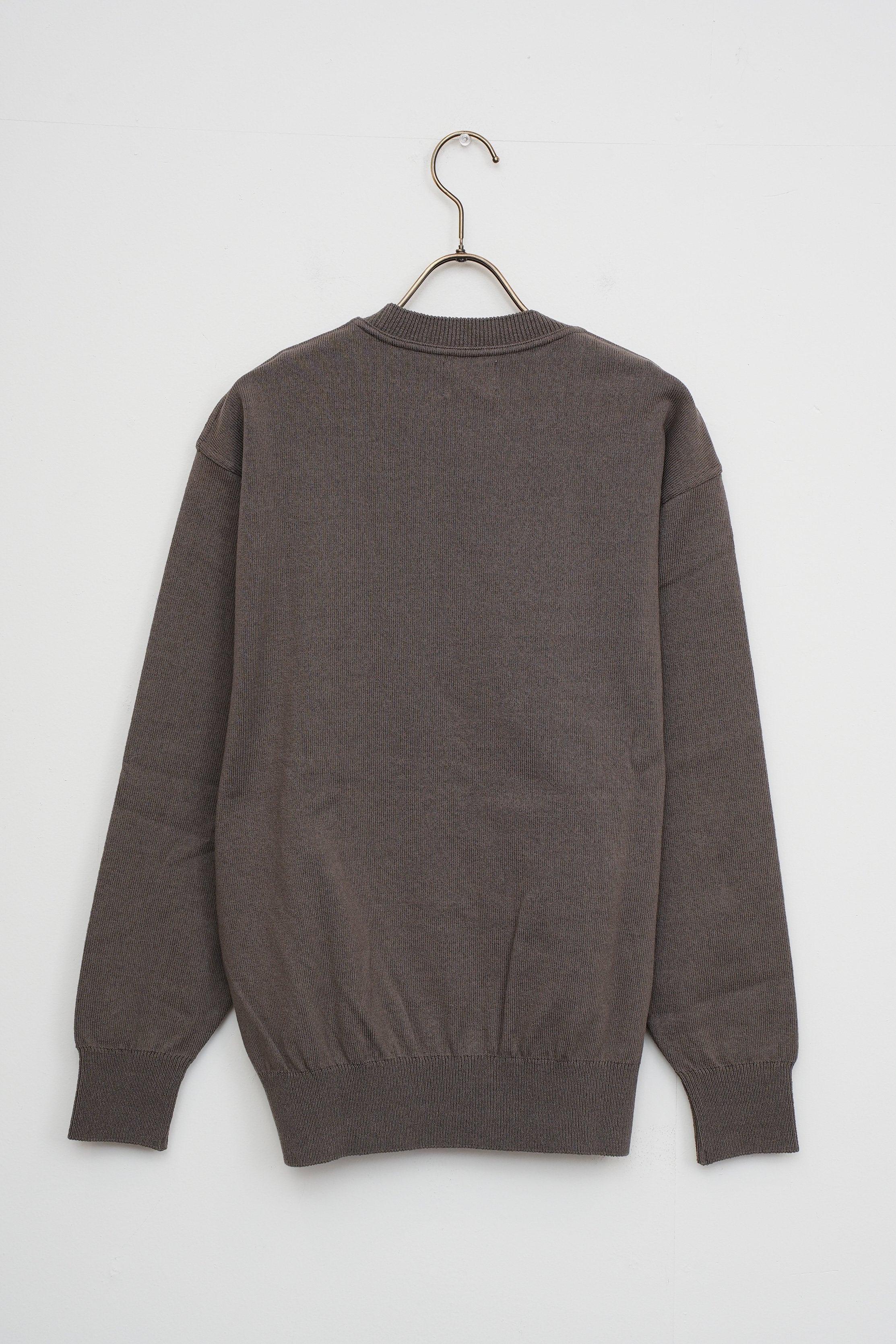 【Yonetomi〈unisex〉】WAVE COTTON KNIT PULLOVER_250802003325