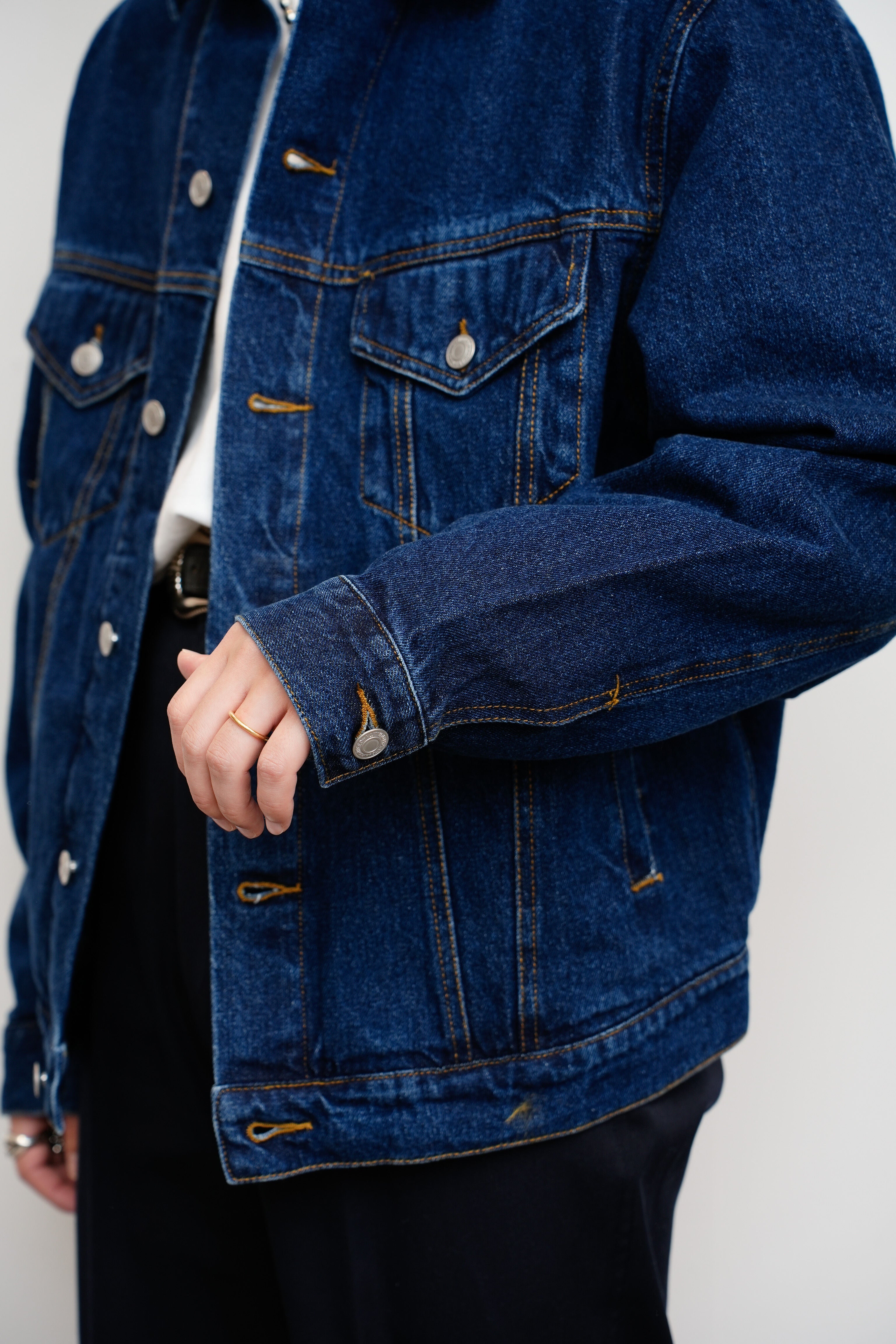 【oryo】I'M OBSESSED バックプリントデニムジャケット_230928007893