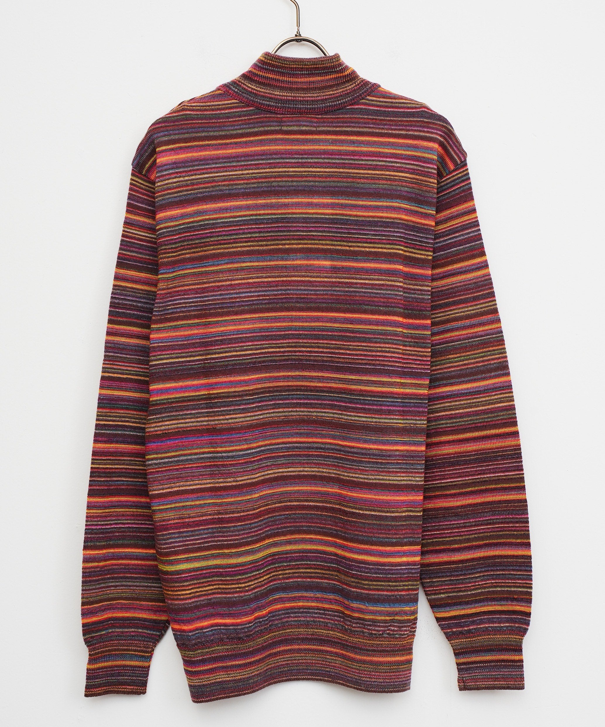 【COOHEM〈men's〉】MULTI KASURI TENJIKU KNIT PULLOVER_250802003318