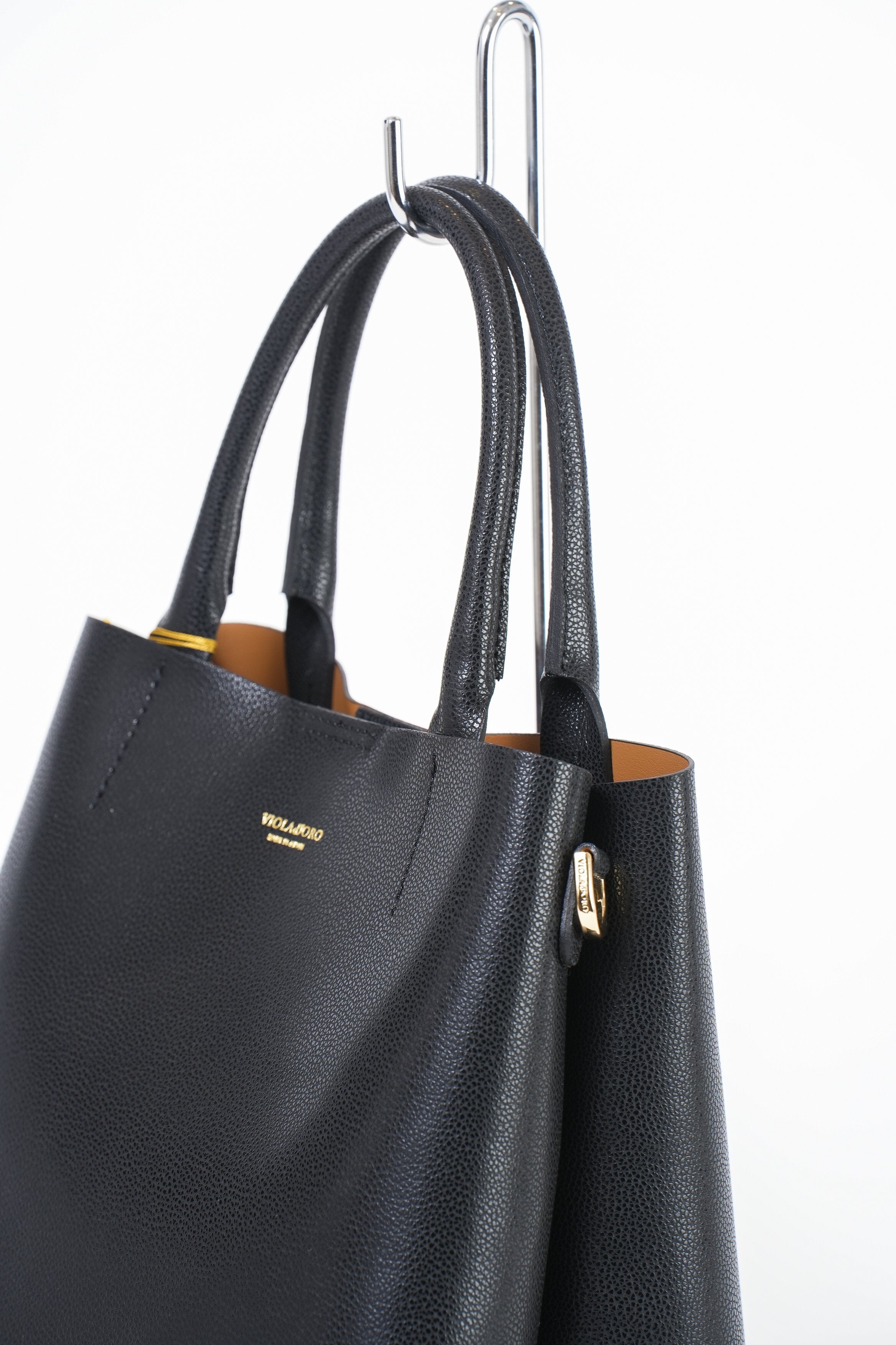 【VIOLAd'ORO】SYDNEY イタリアンWフェイスレザー 2WAYトートバッグ_241221009843
