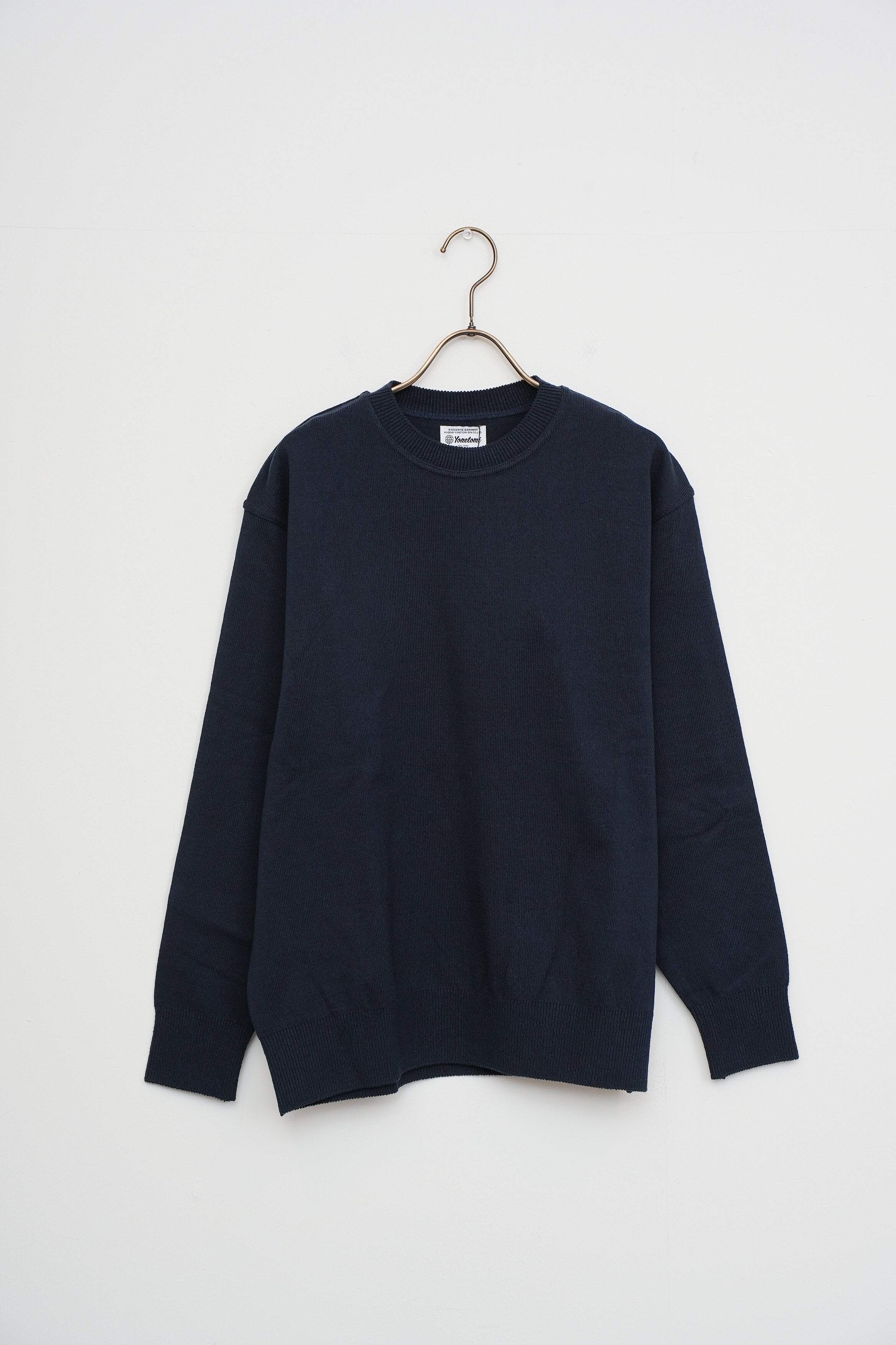 【Yonetomi〈unisex〉】WAVE COTTON KNIT PULLOVER_250802003325