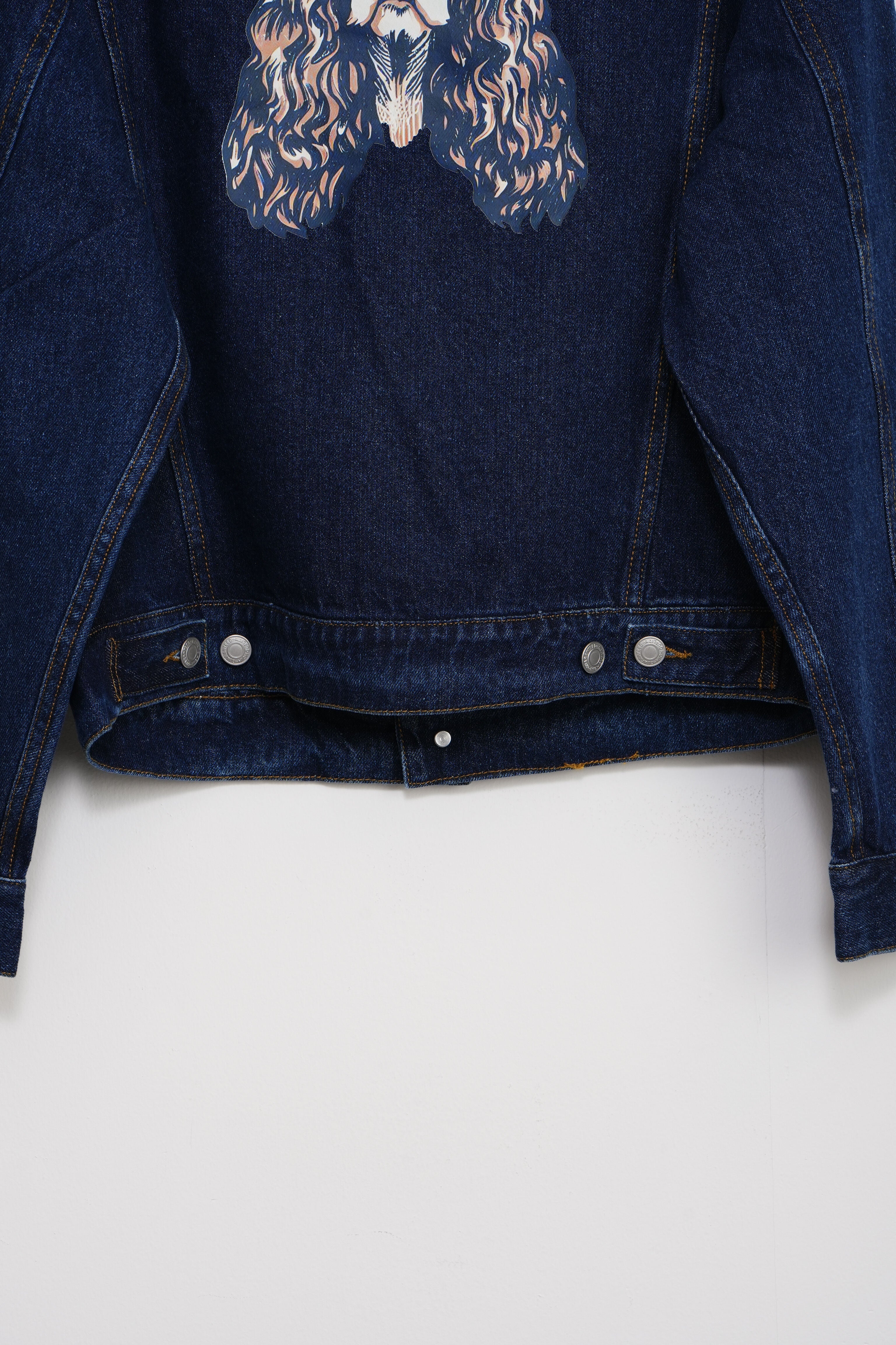 【oryo】I'M OBSESSED バックプリントデニムジャケット_230928007893