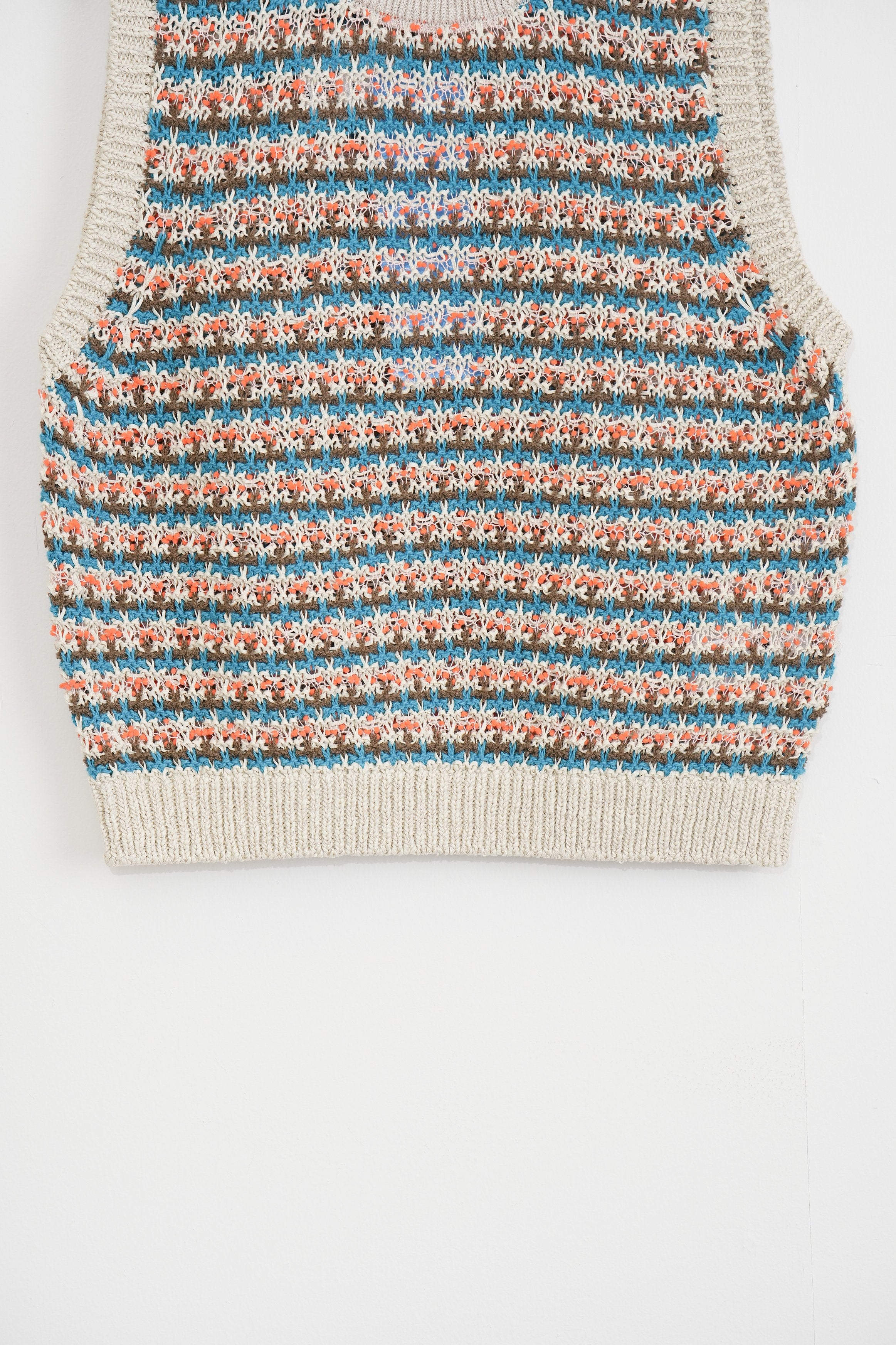 【COOHEM〈women's〉】SUKASHI BORDER KNIT V/T_250326005056