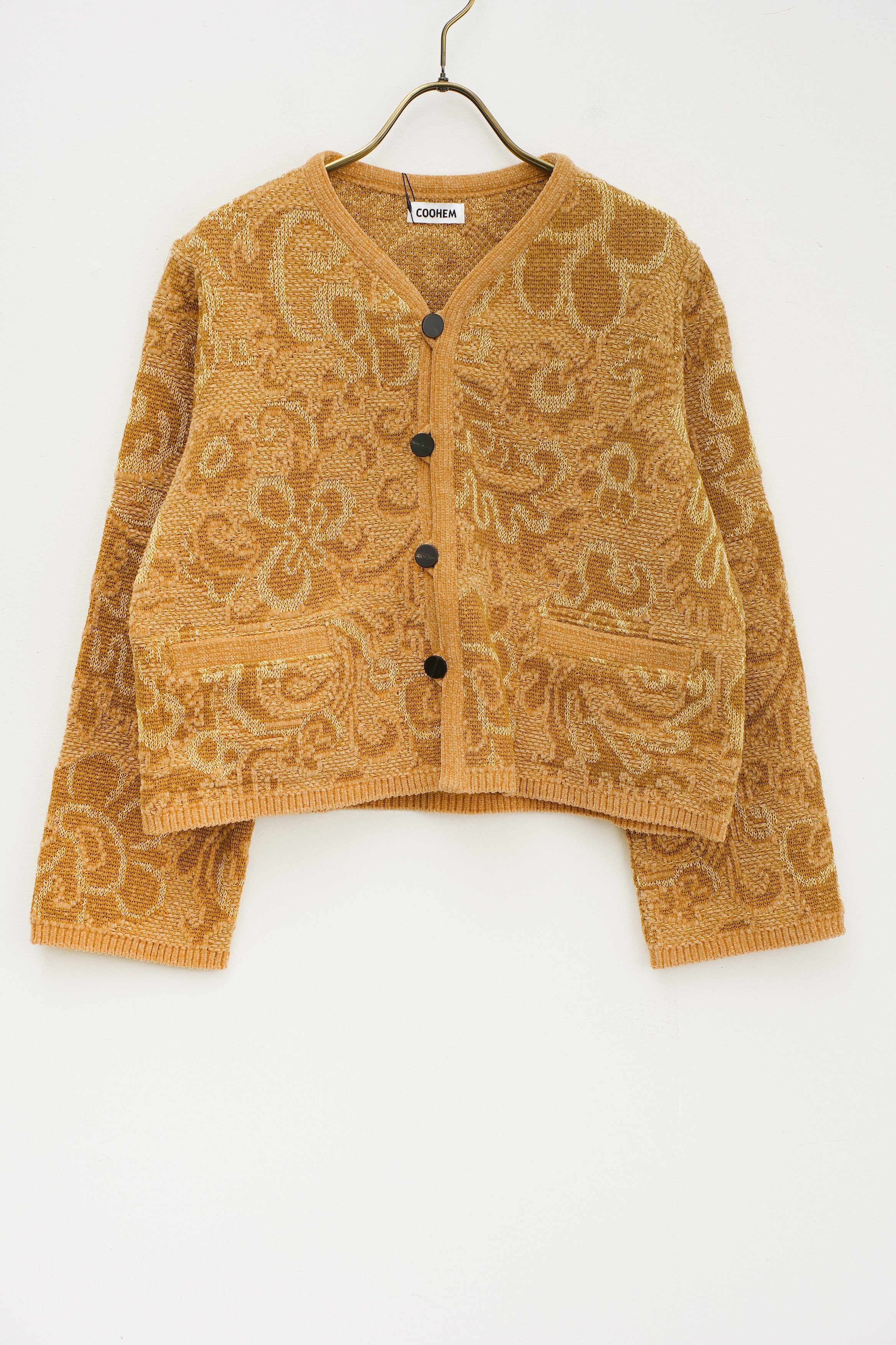 【COOHEM〈women's〉】GOBELIN JACQUARD KNIT JACKET_250828004505