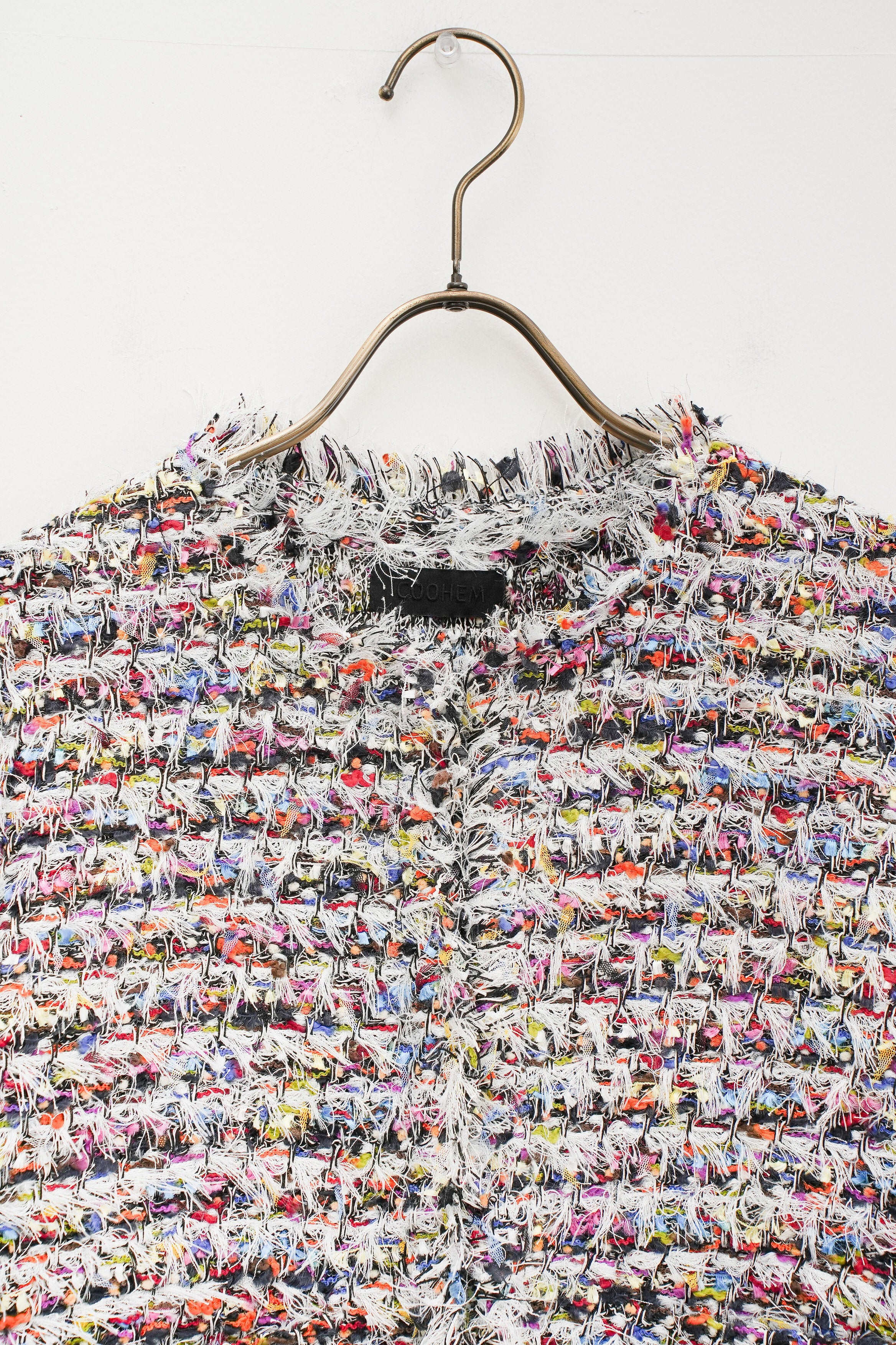 【COOHEM〈women's〉】FEATHER MIX TWEED JACKET_250828004515