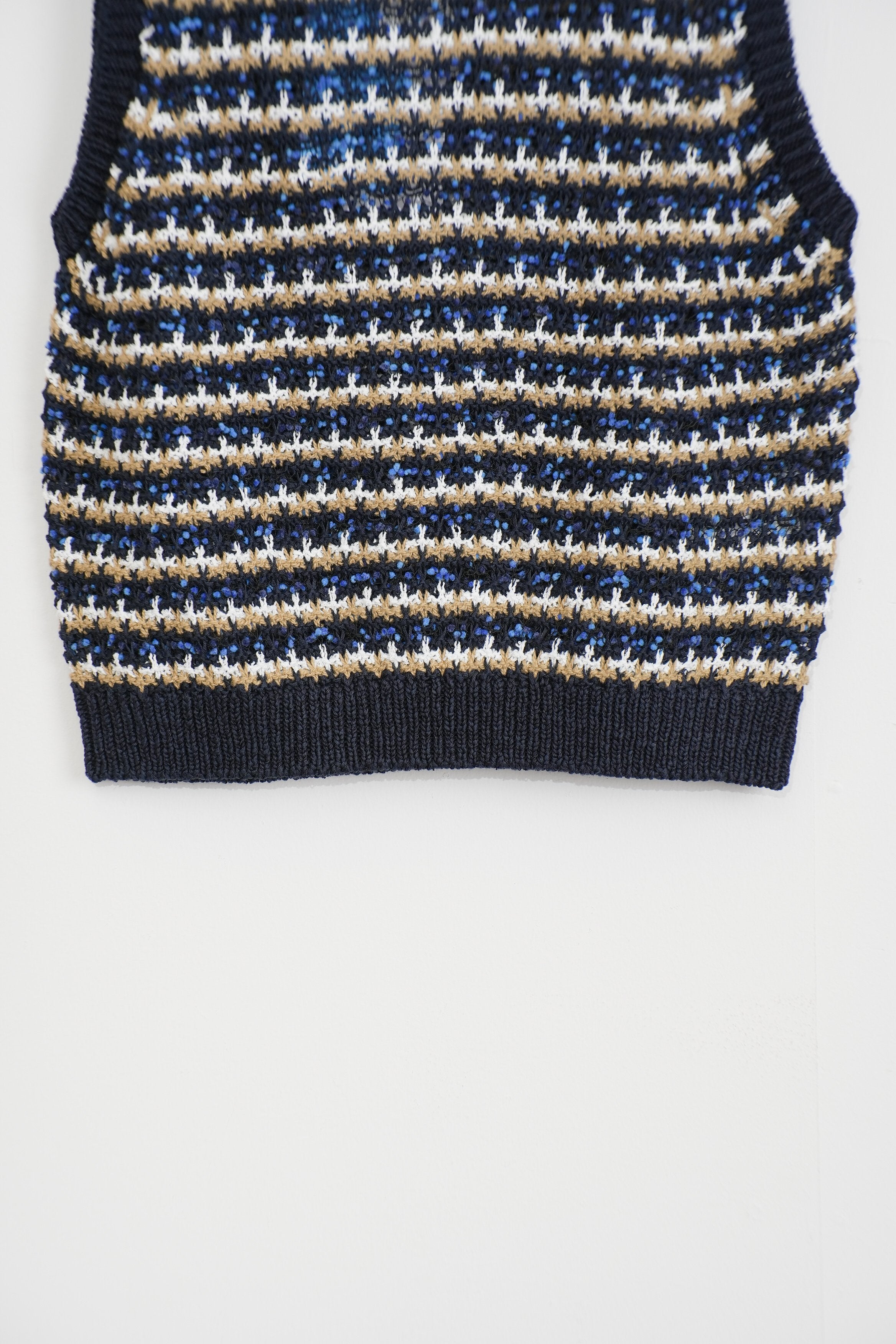 【COOHEM〈women's〉】SUKASHI BORDER KNIT V/T_250326005056