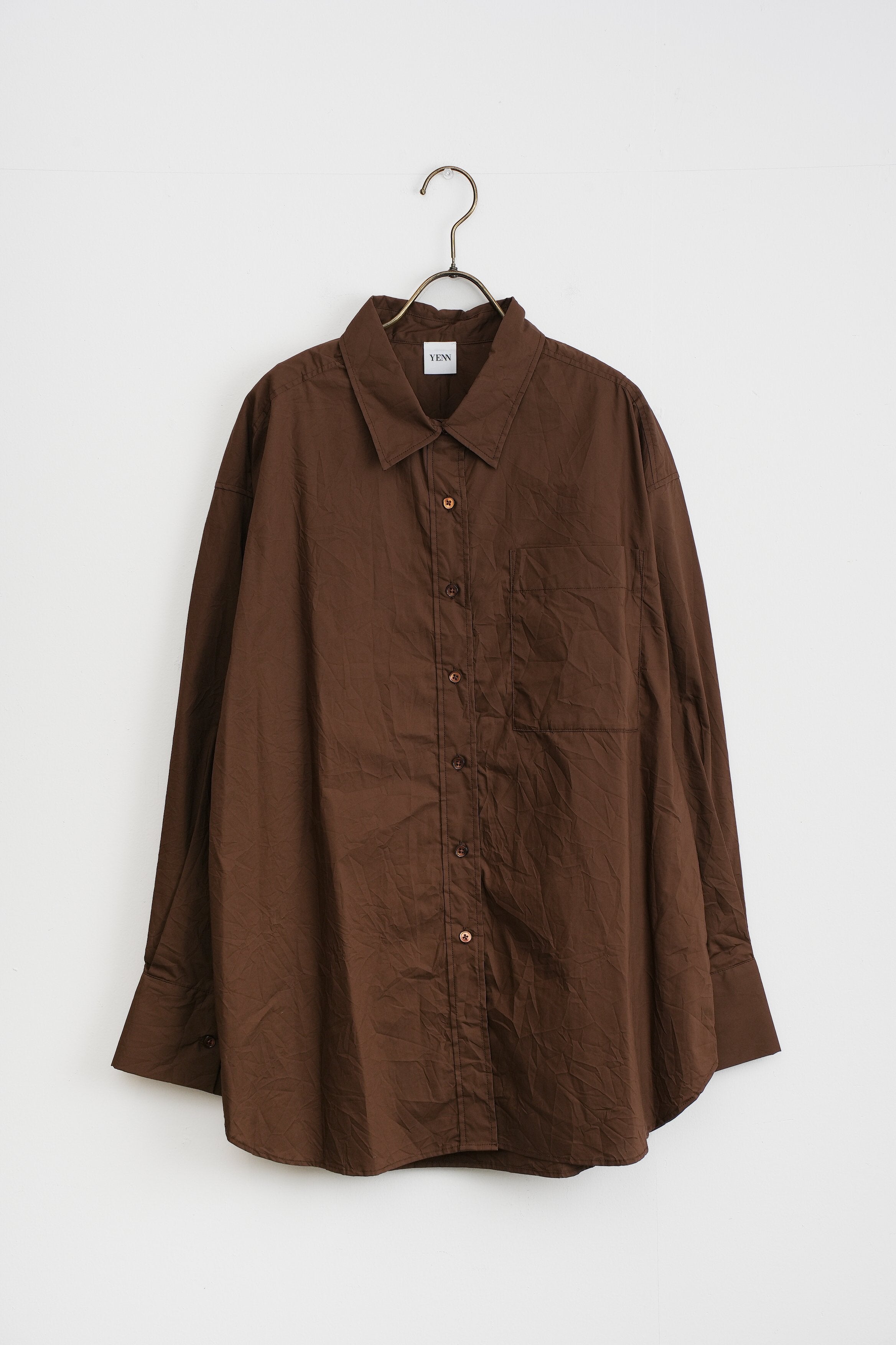 【YENN】WRINKLE BIG SHIRT_250730003035