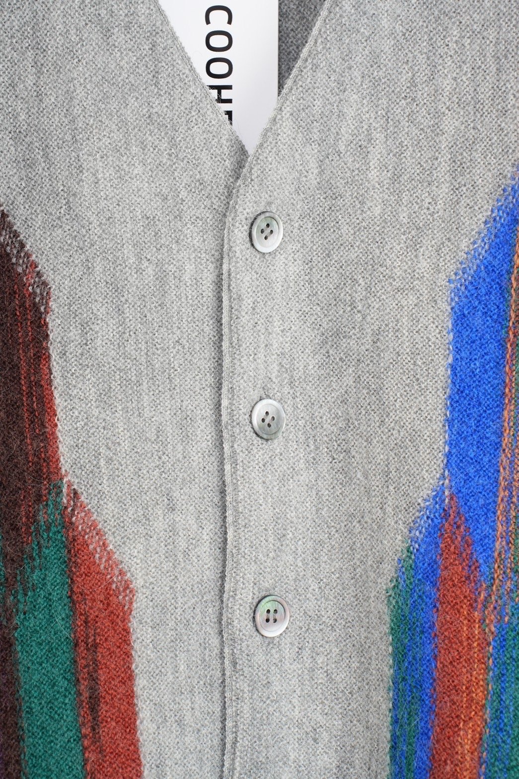 【COOHEM〈men's〉】WOOL ALPACA INTERSIA KNIT C/D_240903002220