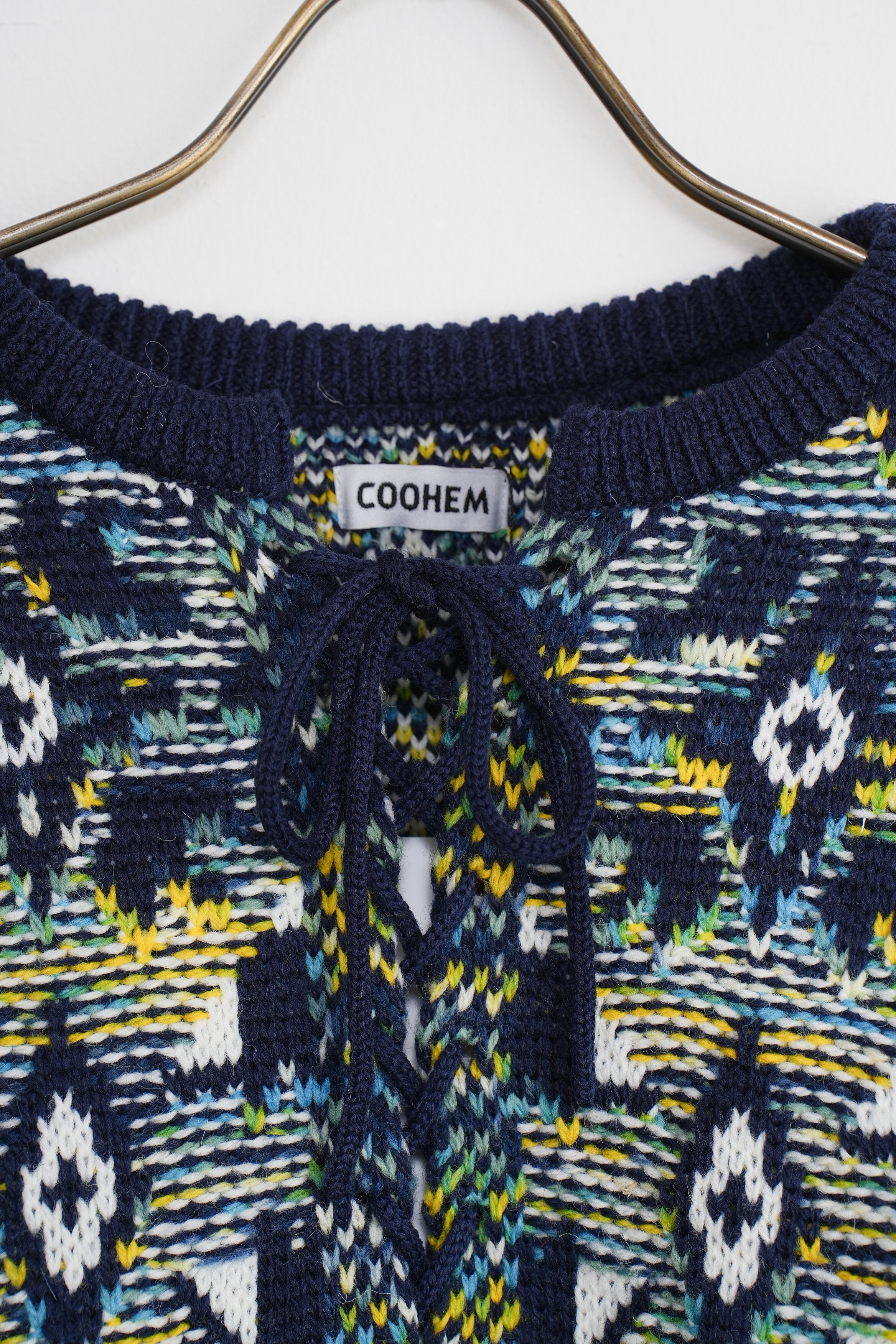 【COOHEM〈women's〉】TUNISIAN JACQUARD P/O_241003004354