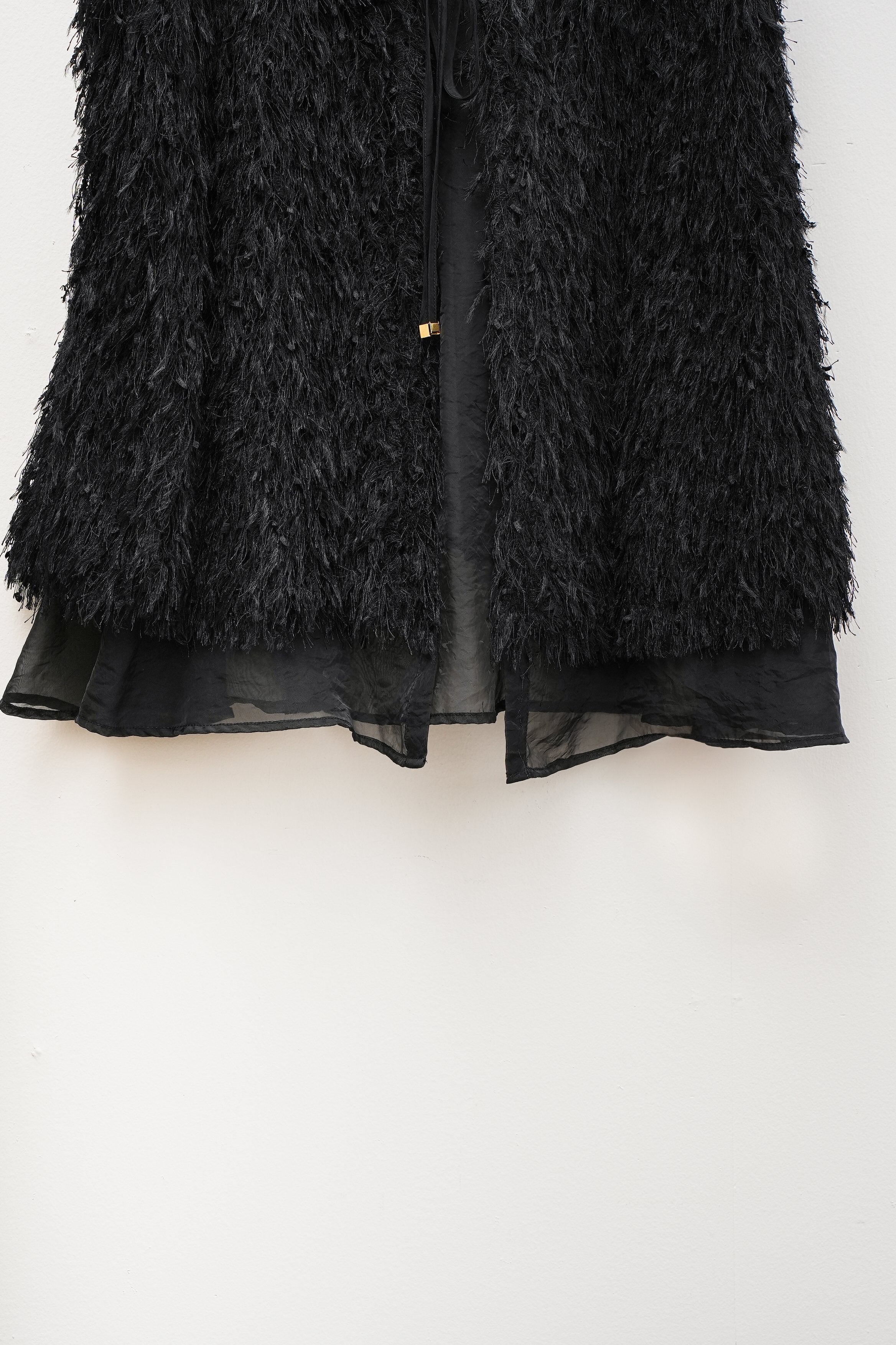 【Mewl】ふわふわジャガードチュニックベスト_250809003686