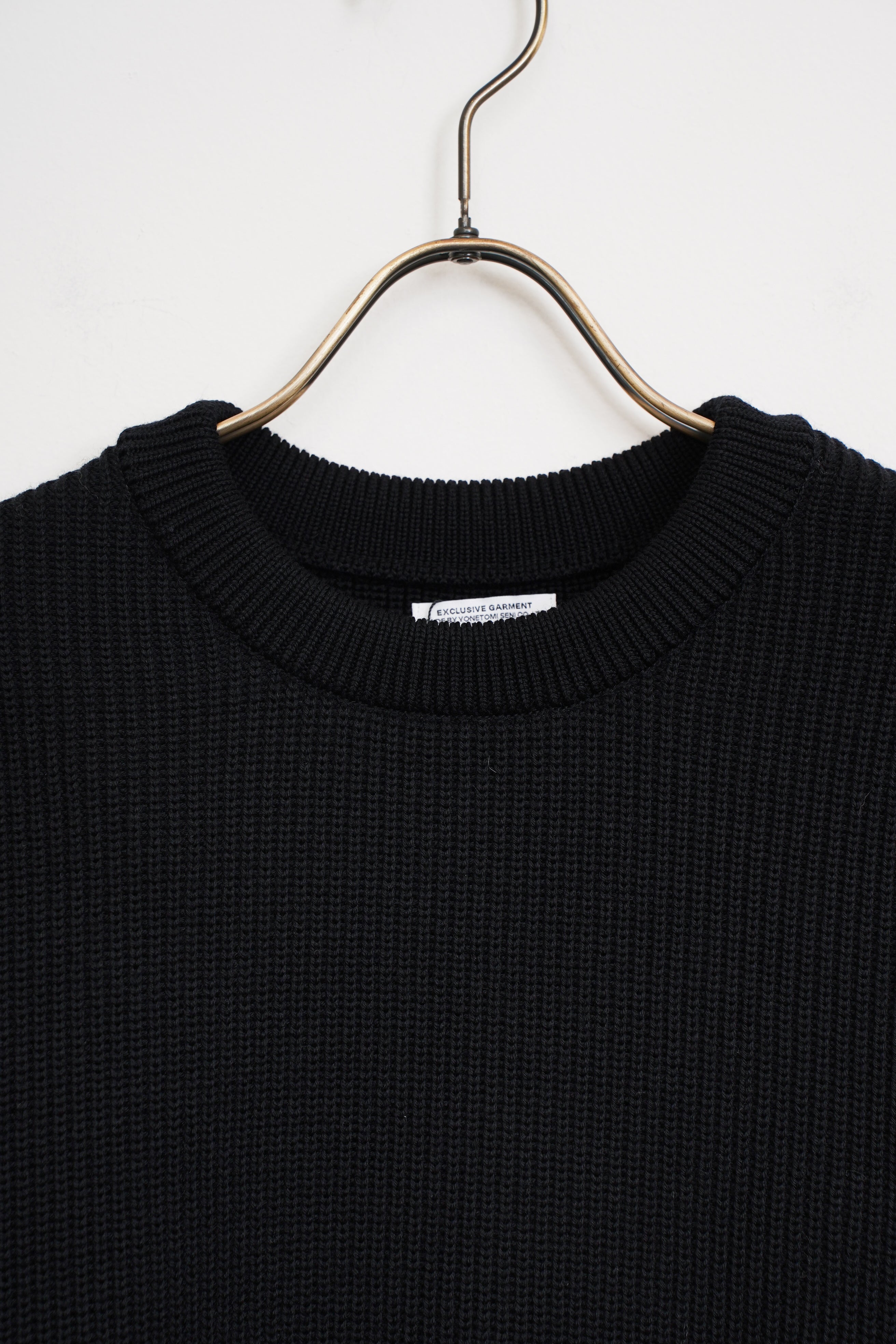 【Yonetomi〈unisex〉】EX FINE WOOL RIB KNIT P/O_251011008077