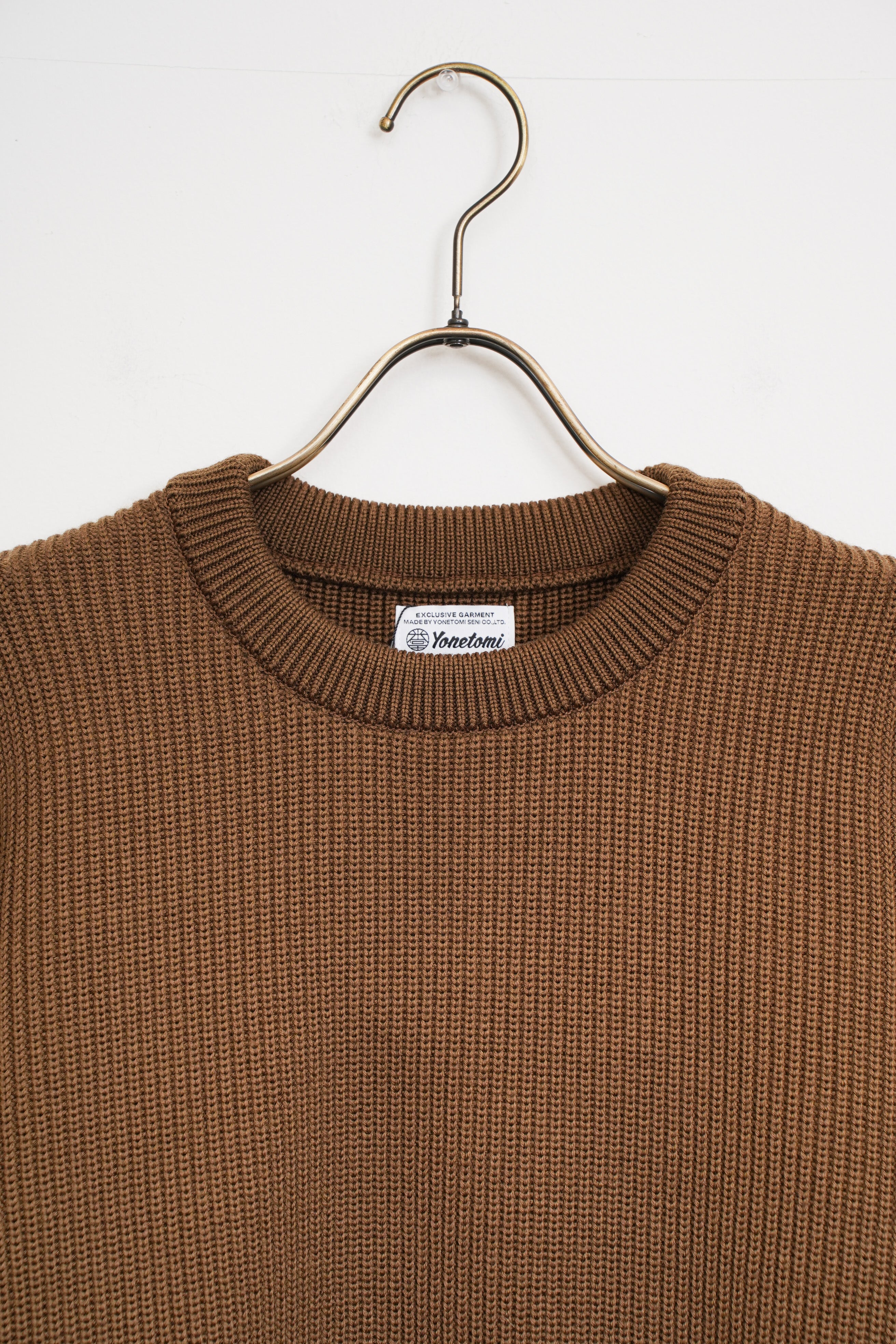 【Yonetomi〈unisex〉】EX FINE WOOL RIB KNIT P/O_251011008077