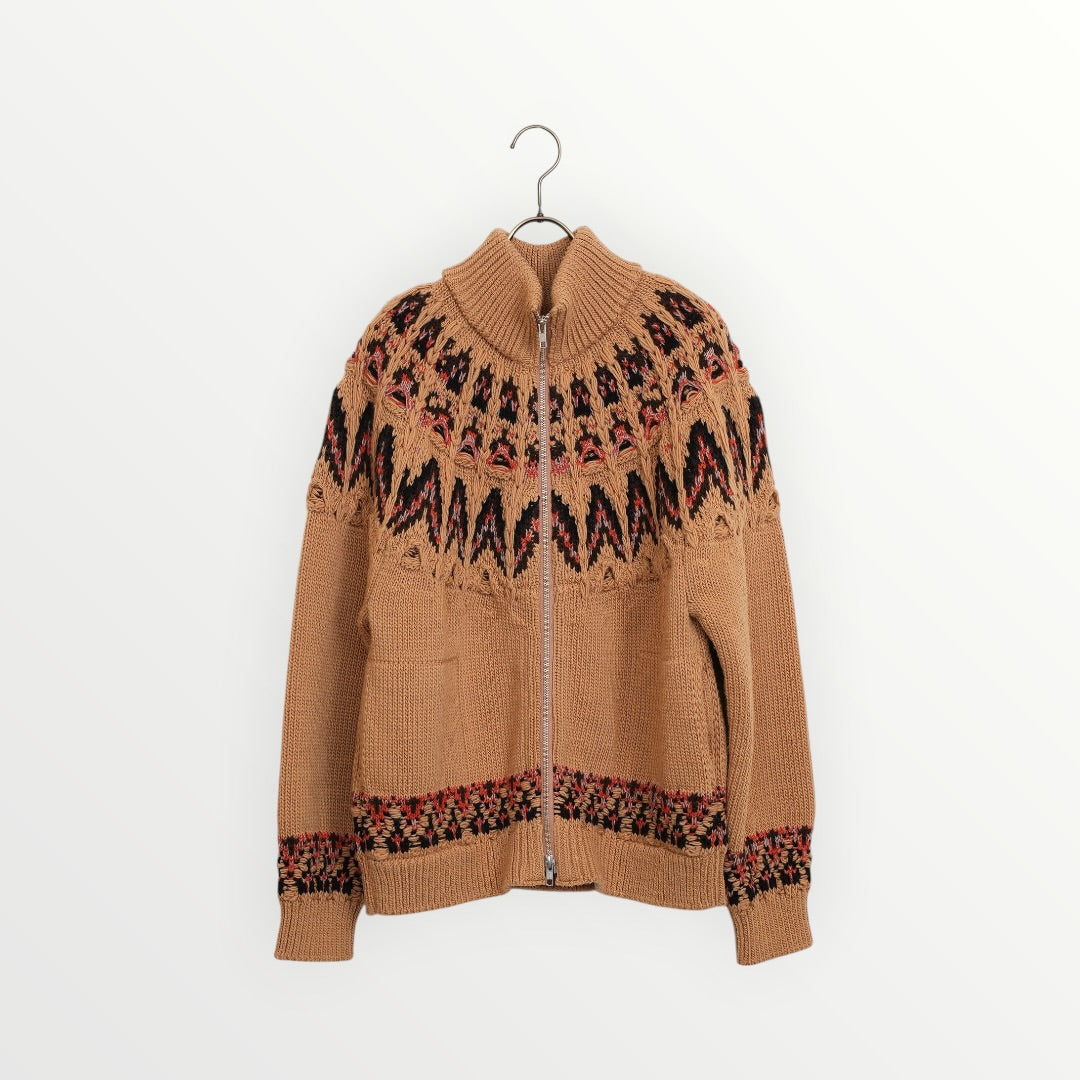【COOHEM〈womens〉】KOUHEN NORDIC KNIT BLOUSON_251011008067