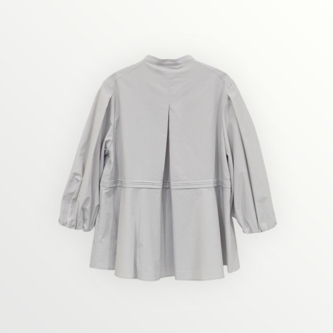 【MARILYN MOON】ピンタックレースフレアブラウス