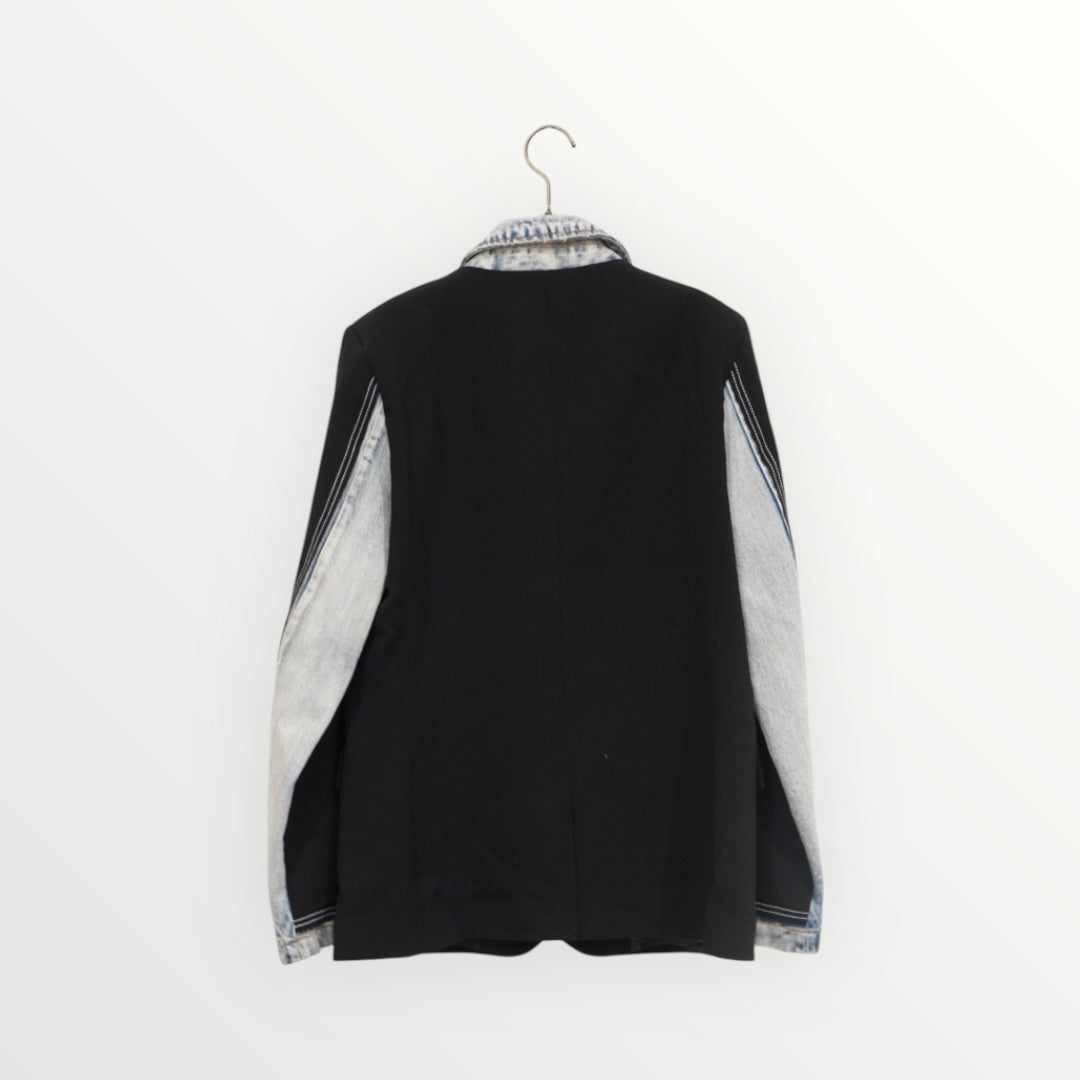 #22森ムチャ選手着用【Desigual】バイマテリアルジャケット_260120003466