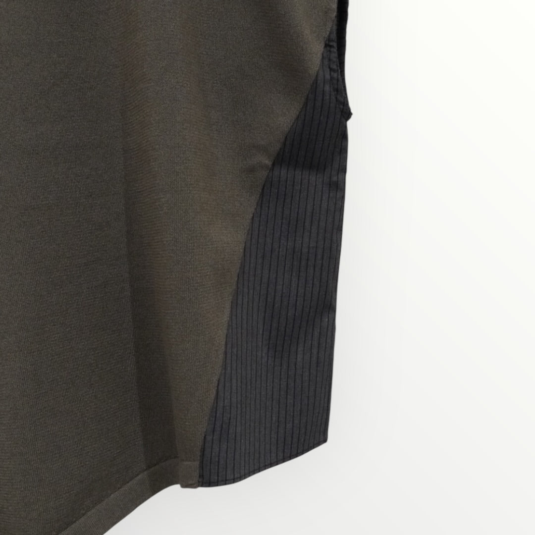 #13モハメド ファティマトゥ 早野夏選手着用【Parc.1】Stripe docking Asymmetry Knit_260213004843