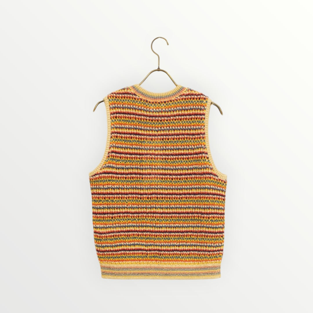 【COOHEM〈women's〉】SUKE BORDER KNIT VEST_260330008463