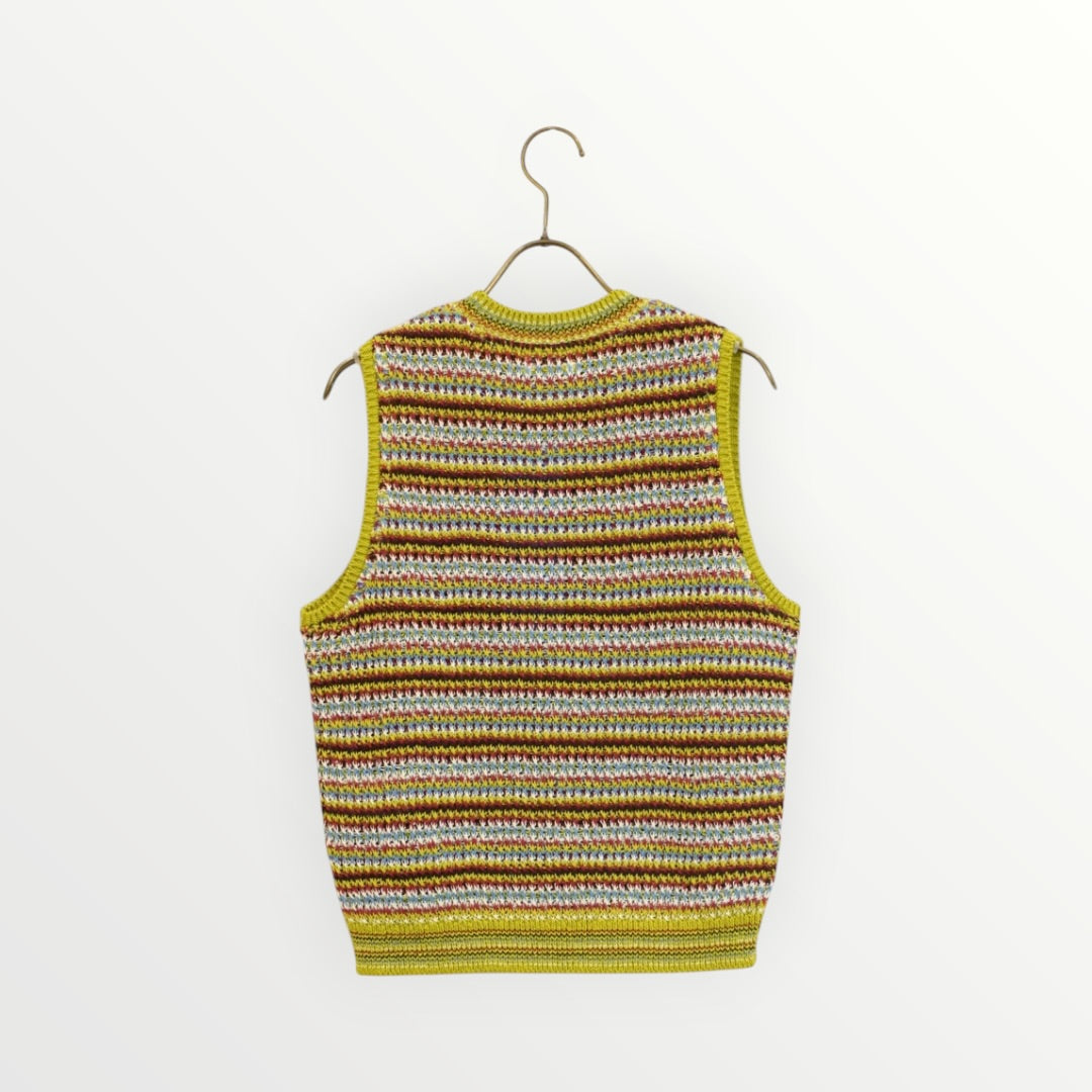 【COOHEM〈women's〉】SUKE BORDER KNIT VEST_260330008463
