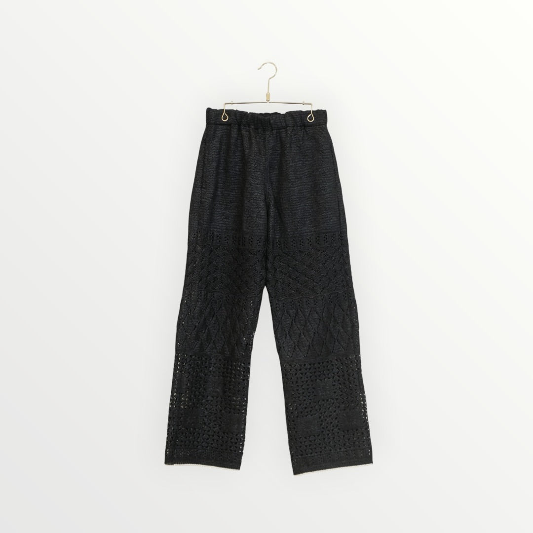 【COOHEM〈women's〉】SUKASHI EMBOSSED KNIT PANTS_260328008302